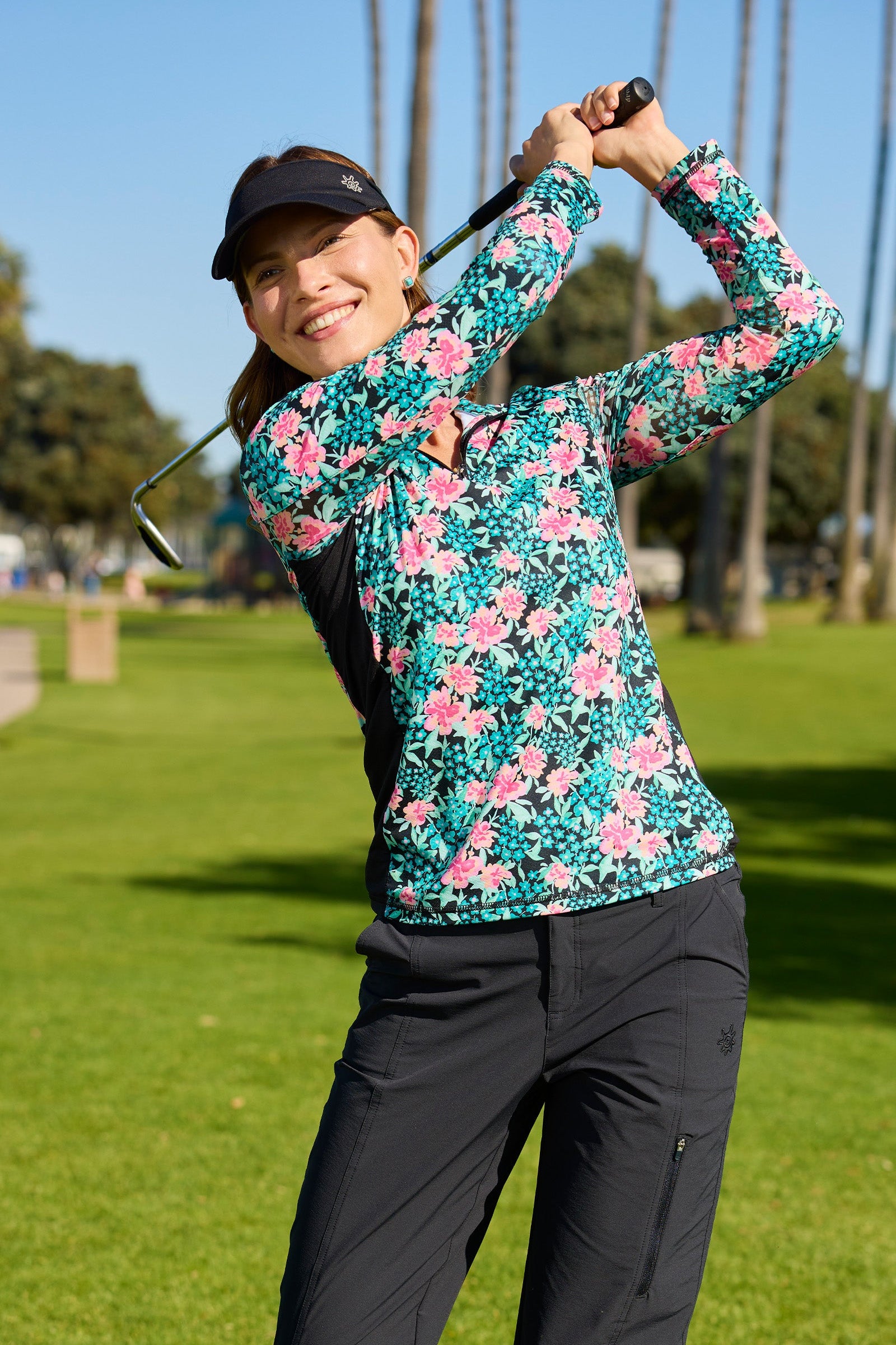 Women's Quarter Zip Vented Sun Shirt