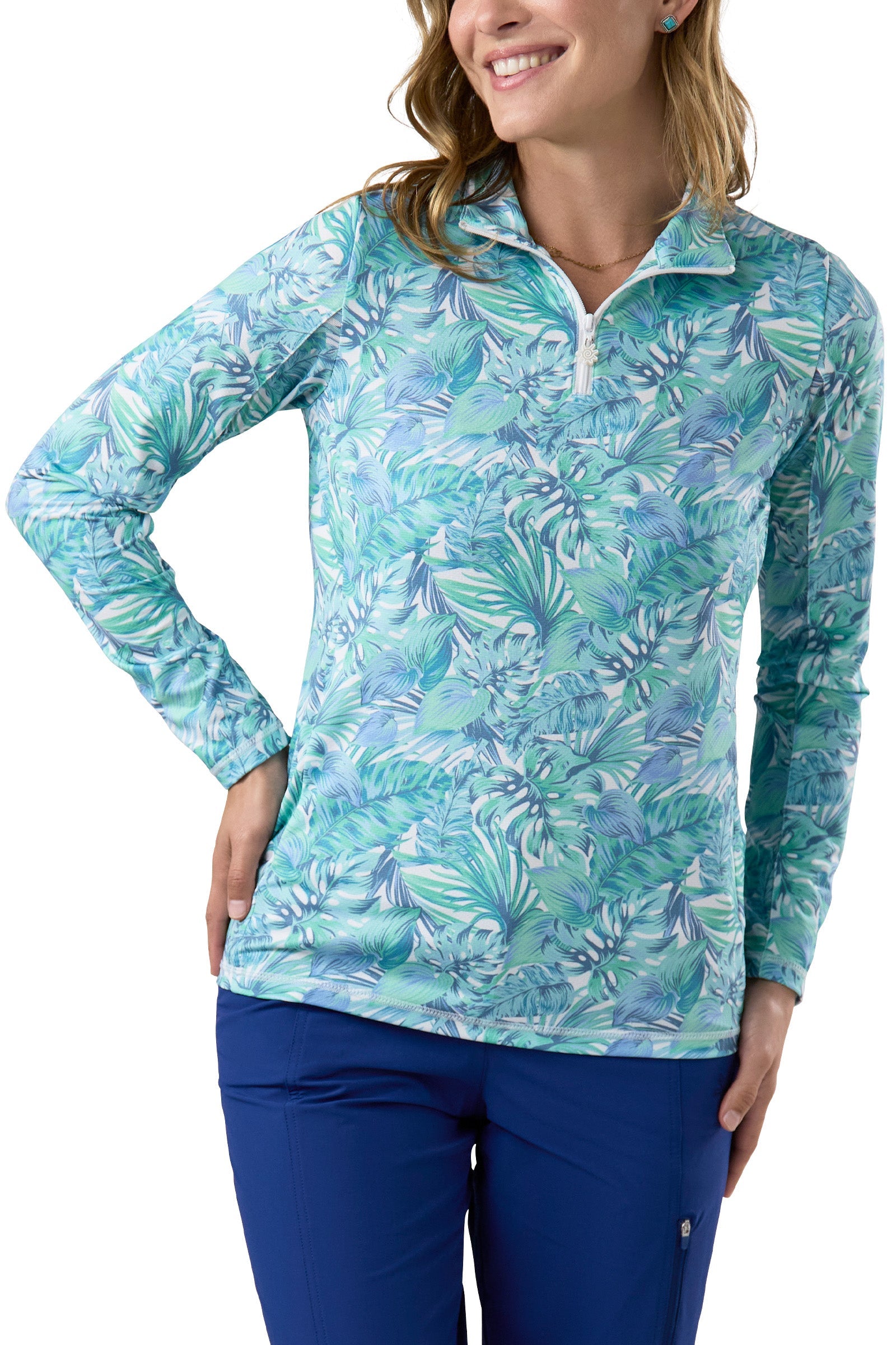 Women's Quarter Zip Vented Sun Shirt