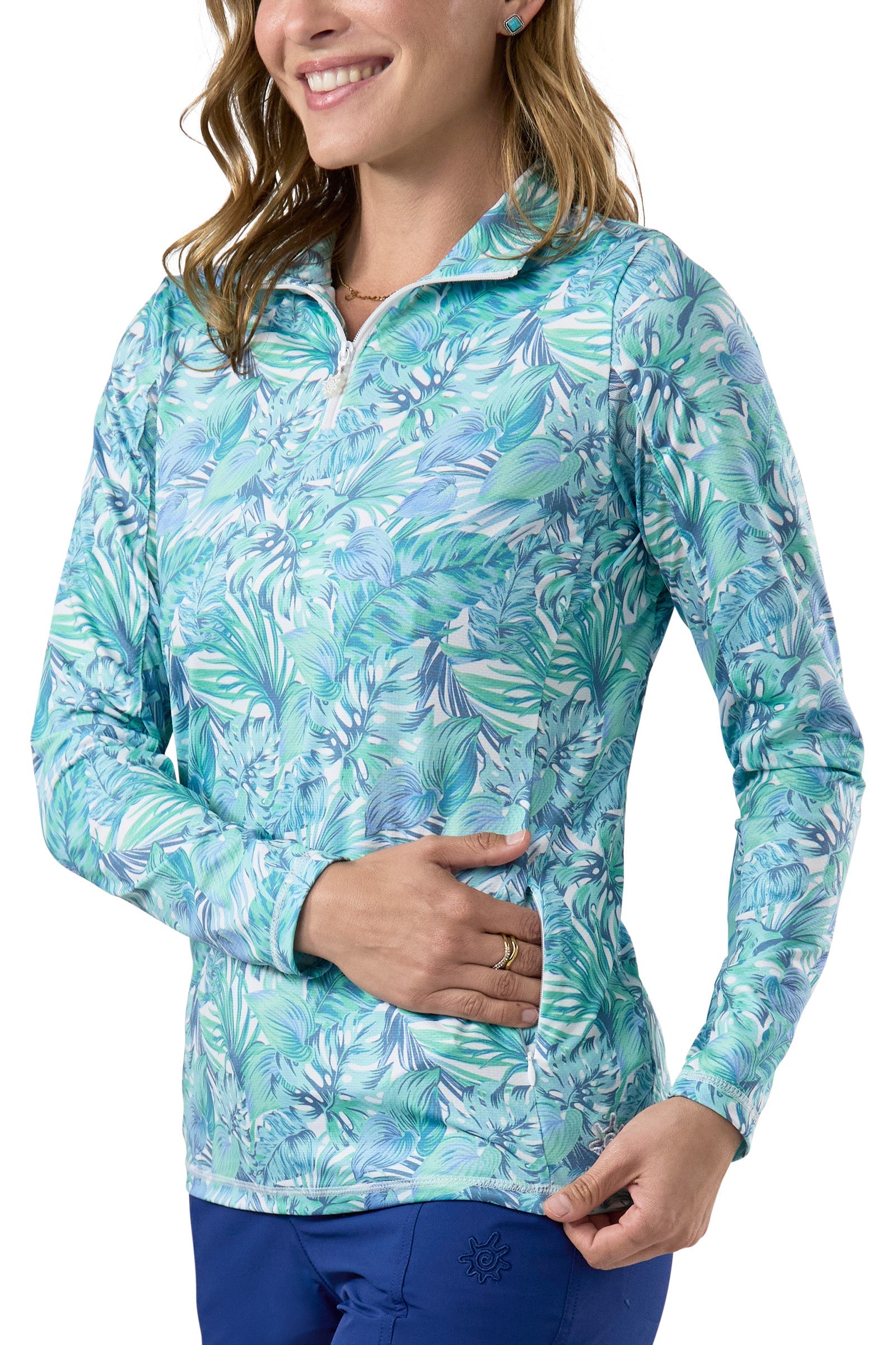 Women's Quarter Zip Vented Sun Shirt