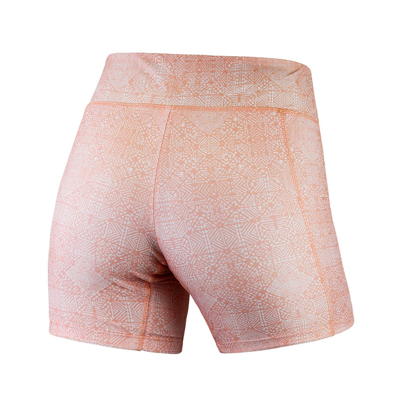back view of the women's swim shorts in crystal maze|crystal-maze