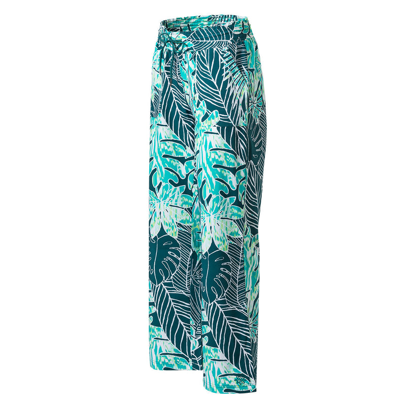 Women's Lounge Pants in Tropical Palm|tropical-palm