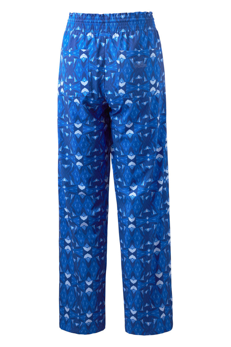 Back of the Women's Lounge Pants in Navy Blue Prism|navy-blue-prism