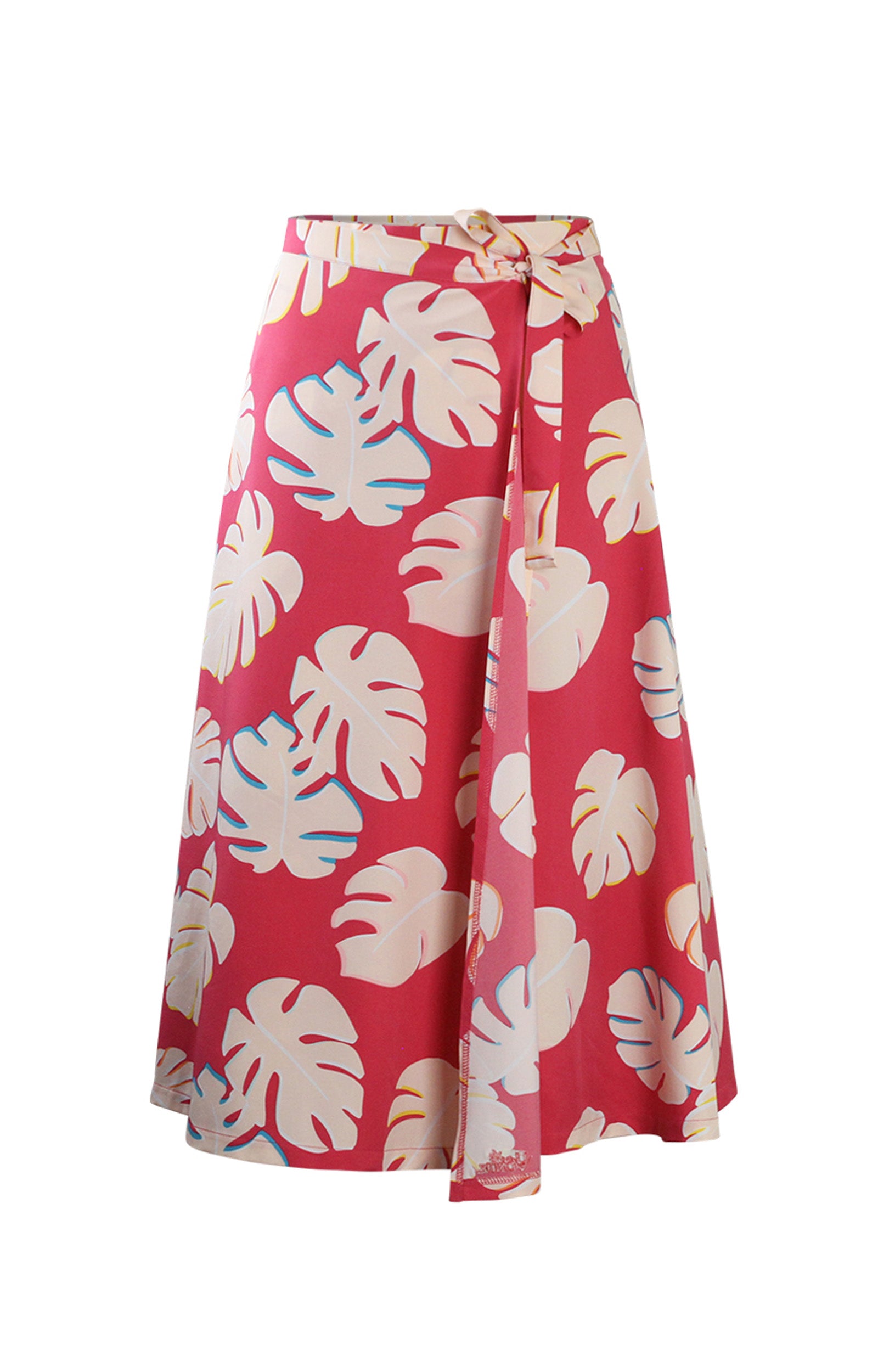 Women's Wrap Skirt in Berry Flora|berry-flora