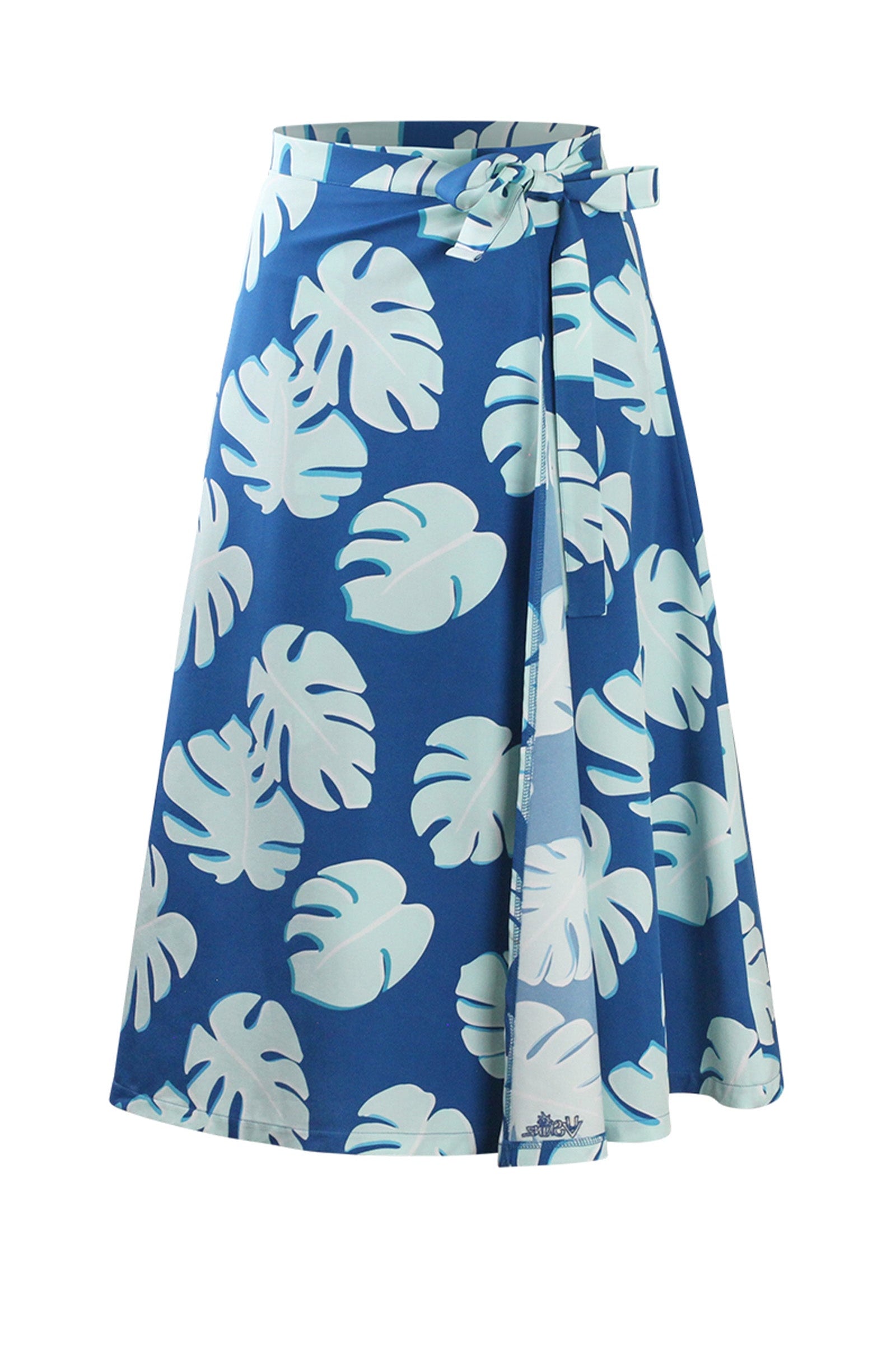 Women's Wrap Skirt in Mykonos Flora|mykonos-flora
