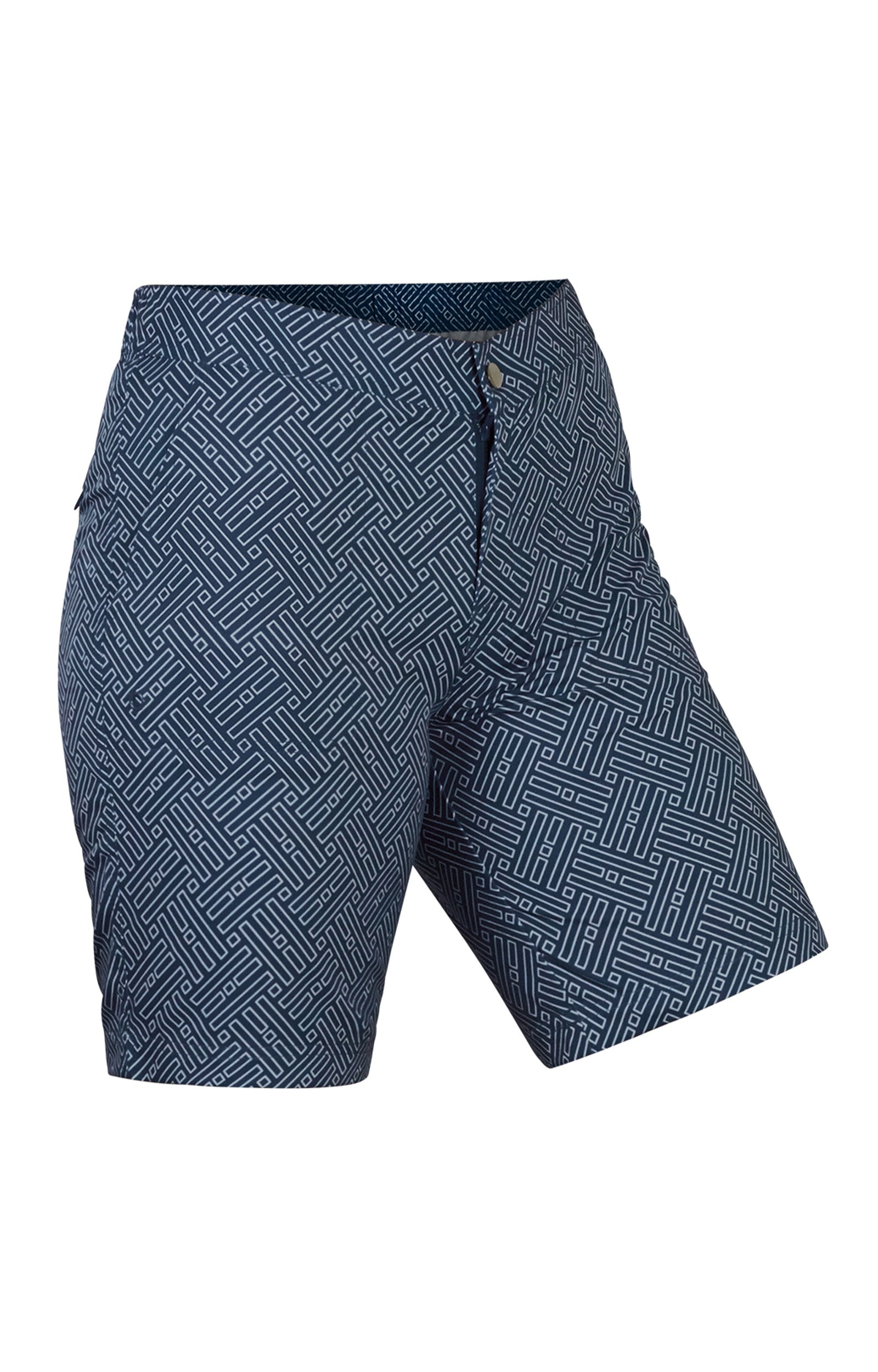 Women's Board Shorts in Midnight Maze|midnight-maze