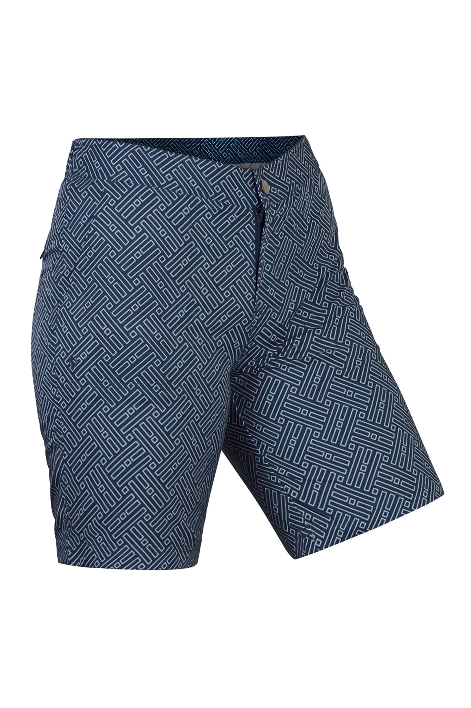 Women's Board Shorts in Midnight Maze|midnight-maze