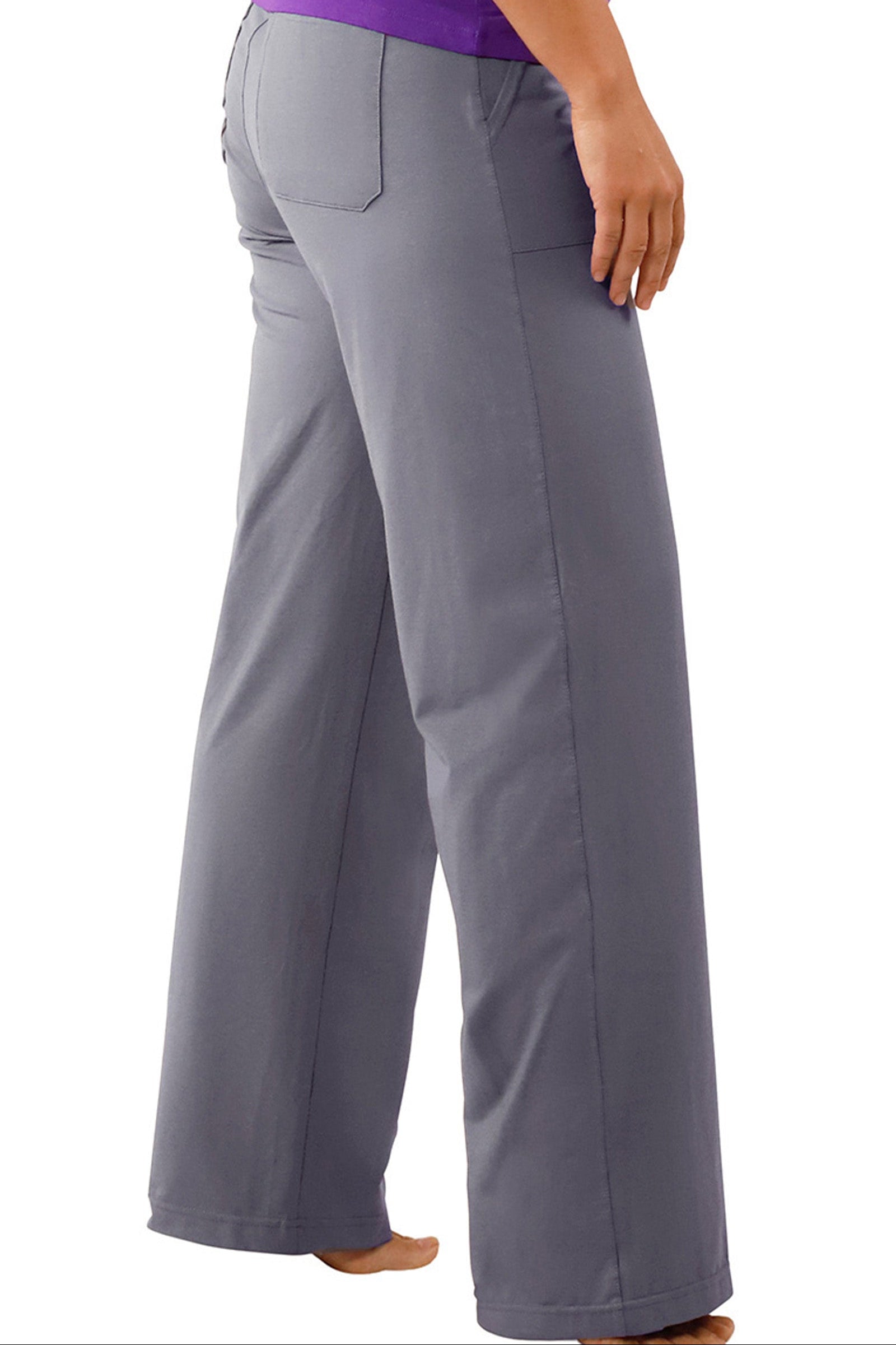 womens walking capris in iron|iron