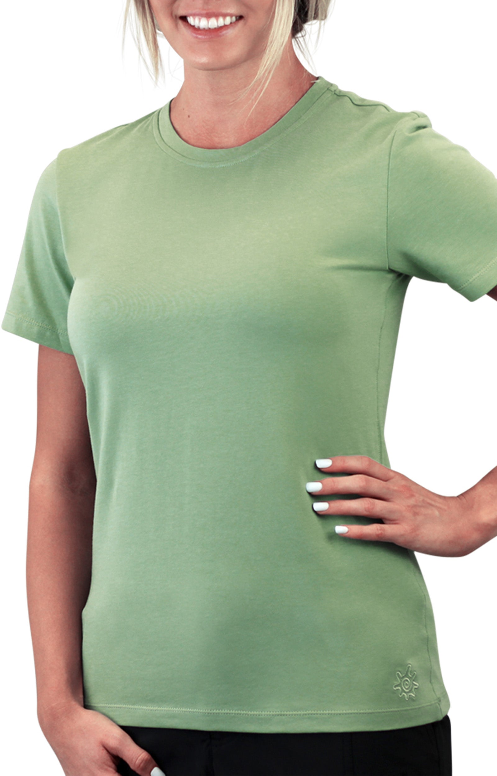 women's UPF 50+ shirt in sage|sage