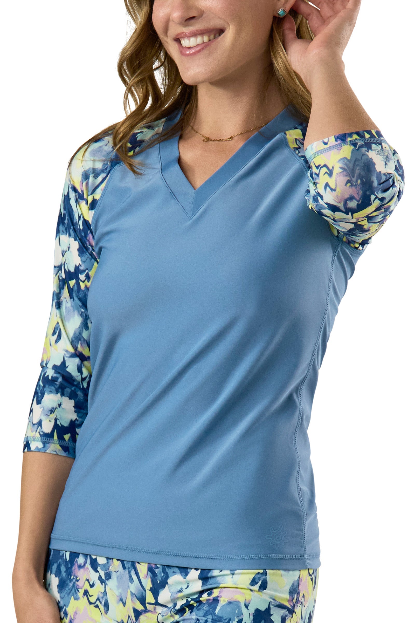 Women's V-Neck Sun & Swim Shirt