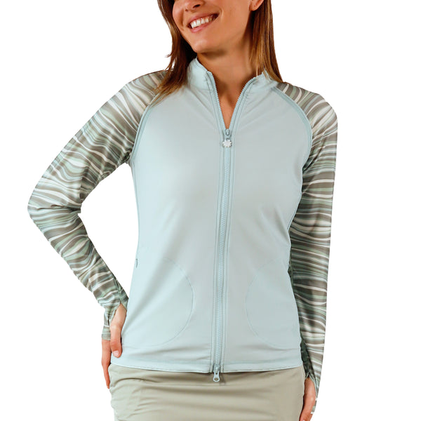 Wave California Love Raglan Zipper Hoodie
