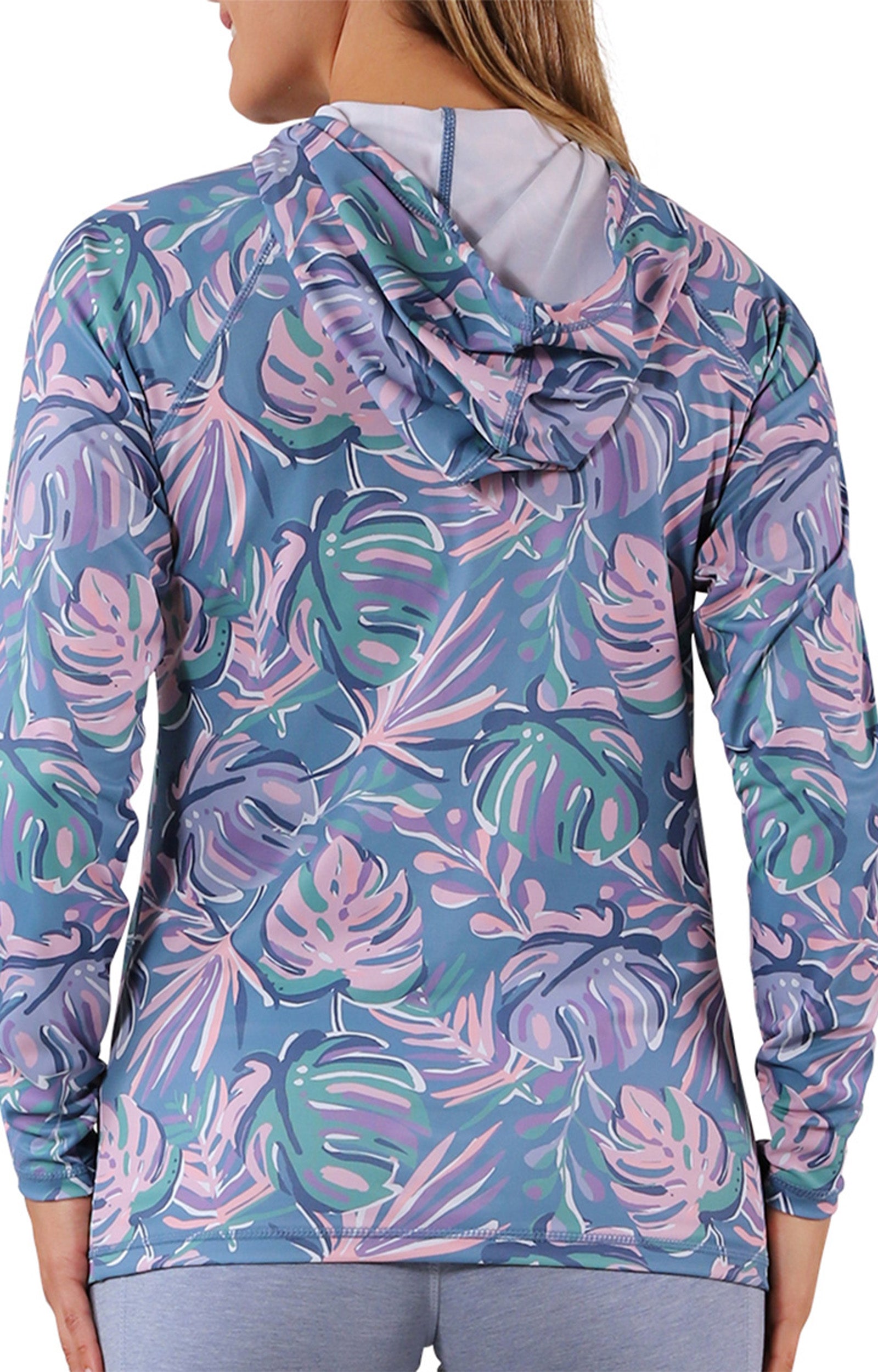 womens pullover hoodie|pastel-palms