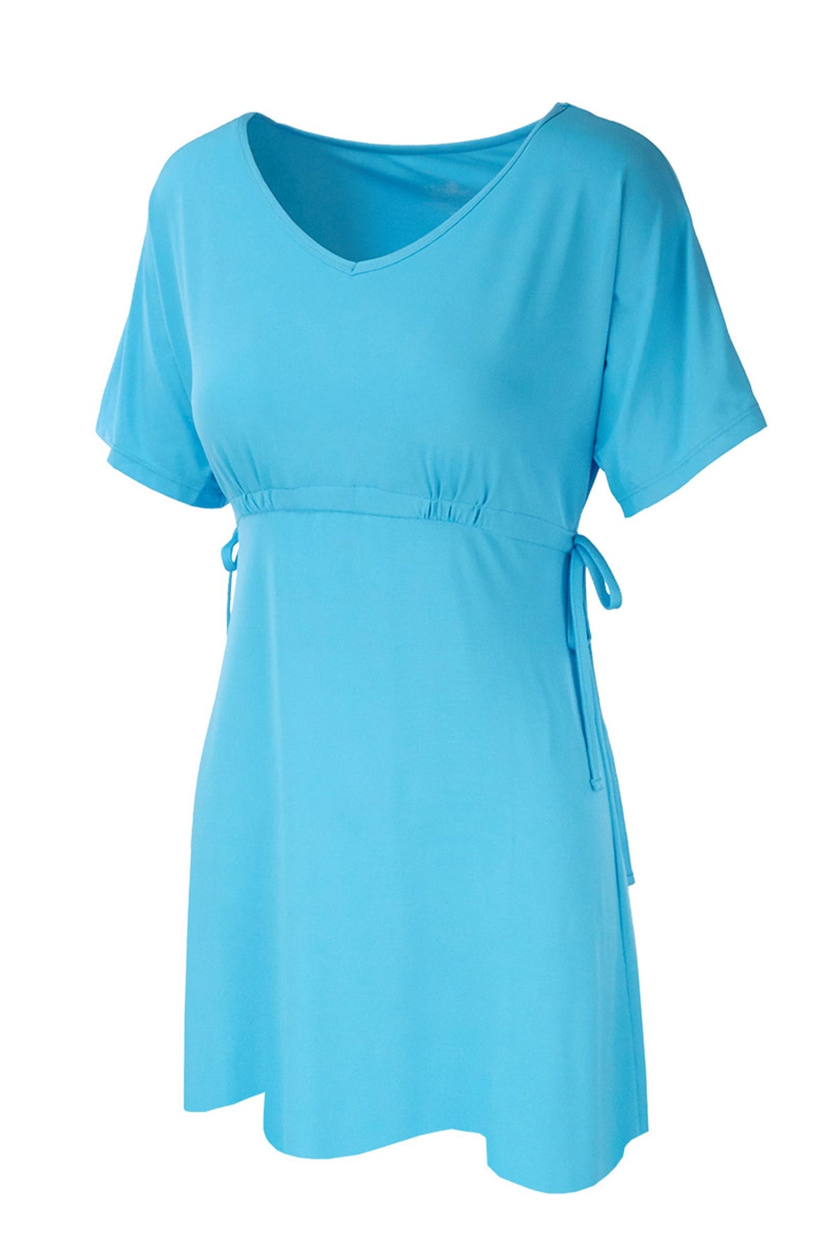 women's sun dress in aqua