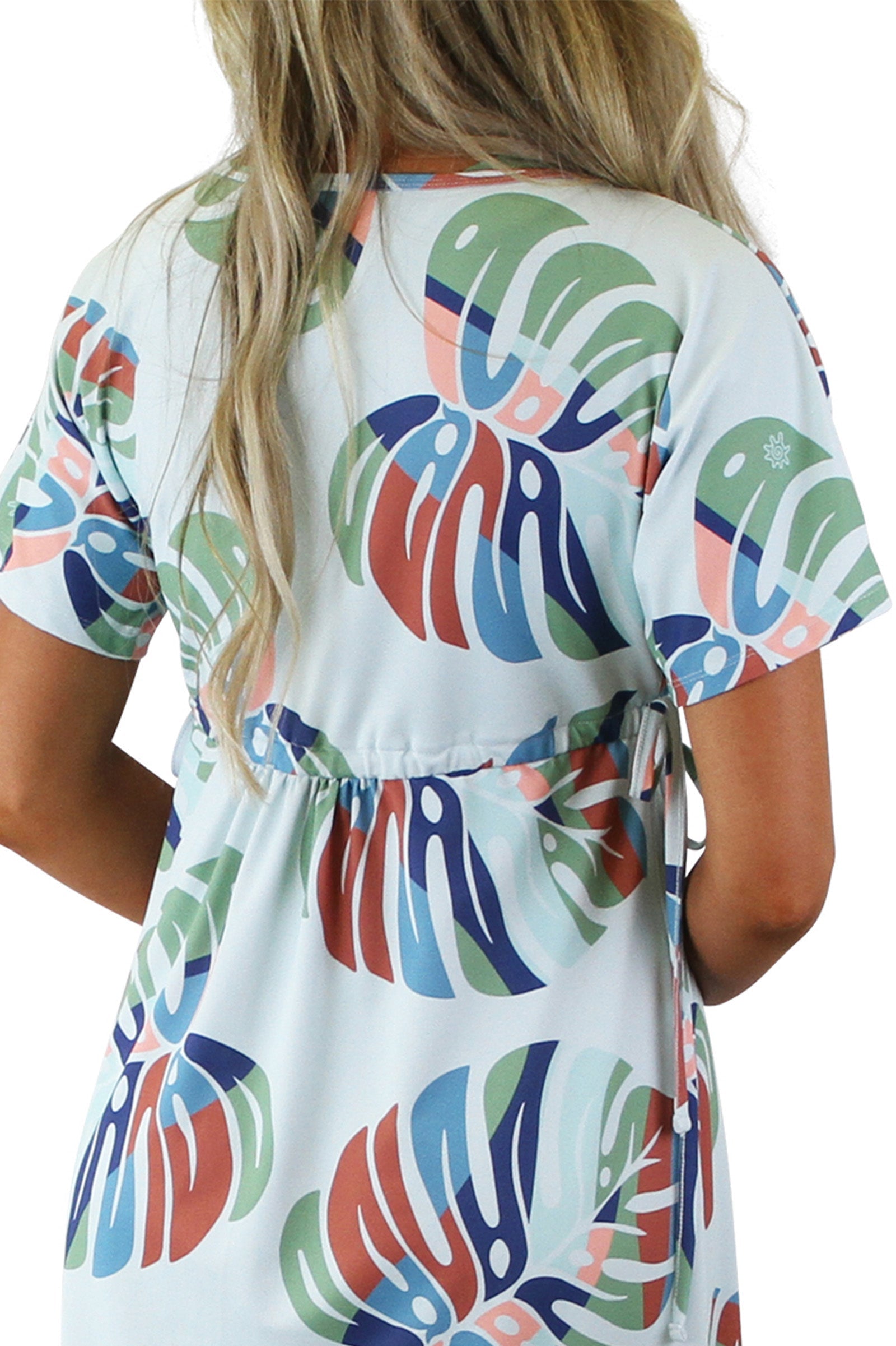 back of the women's maxi dress in liana luck|liana-luck