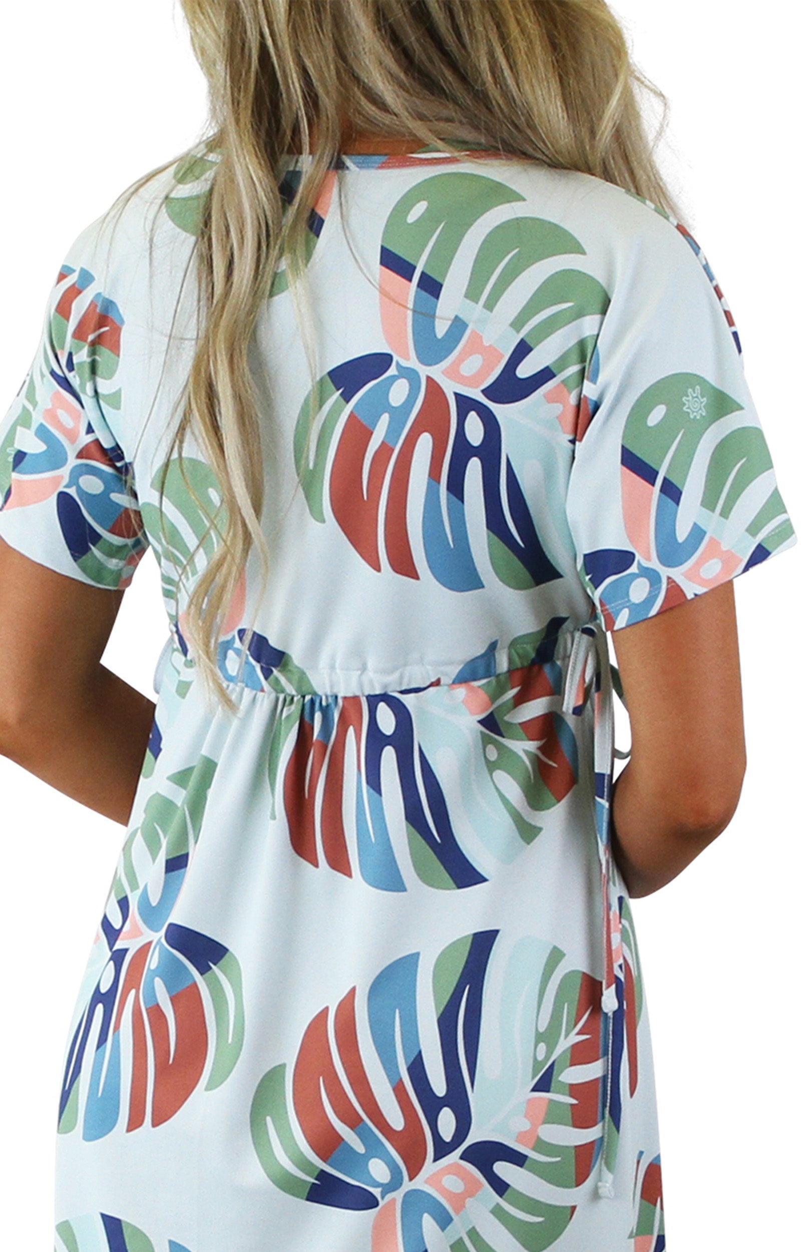 back of the women's maxi dress in liana luck|liana-luck