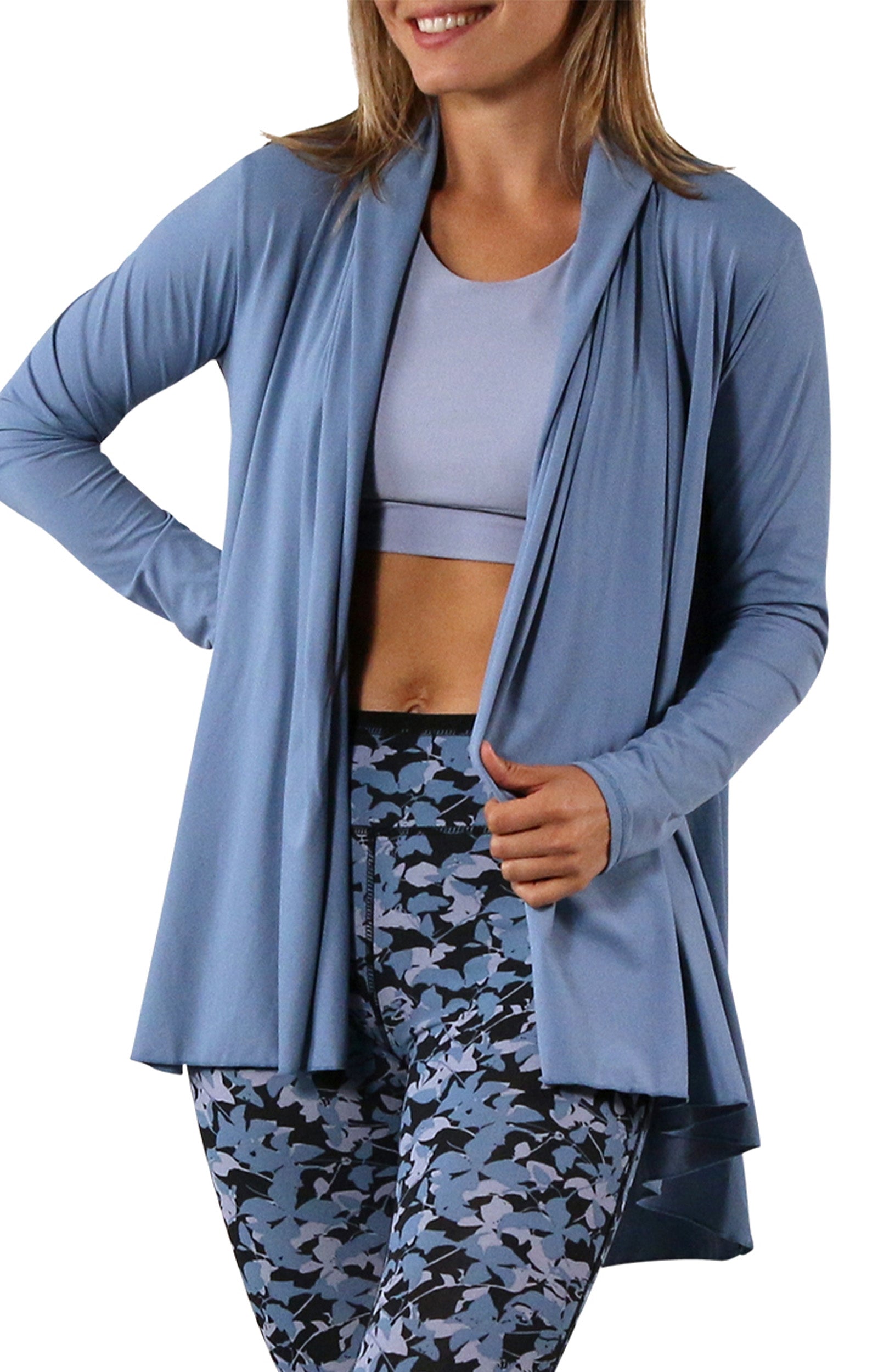 women's hooded beach cover up in baltic|baltic