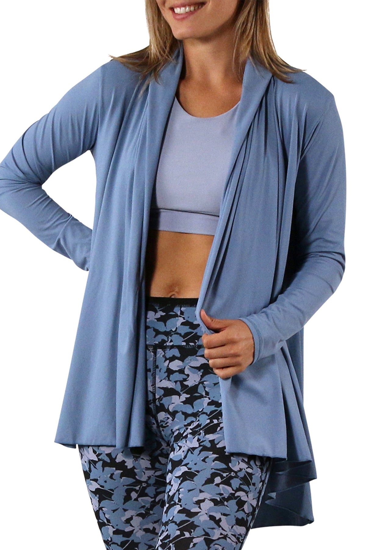 women's hooded beach cover up in baltic|baltic