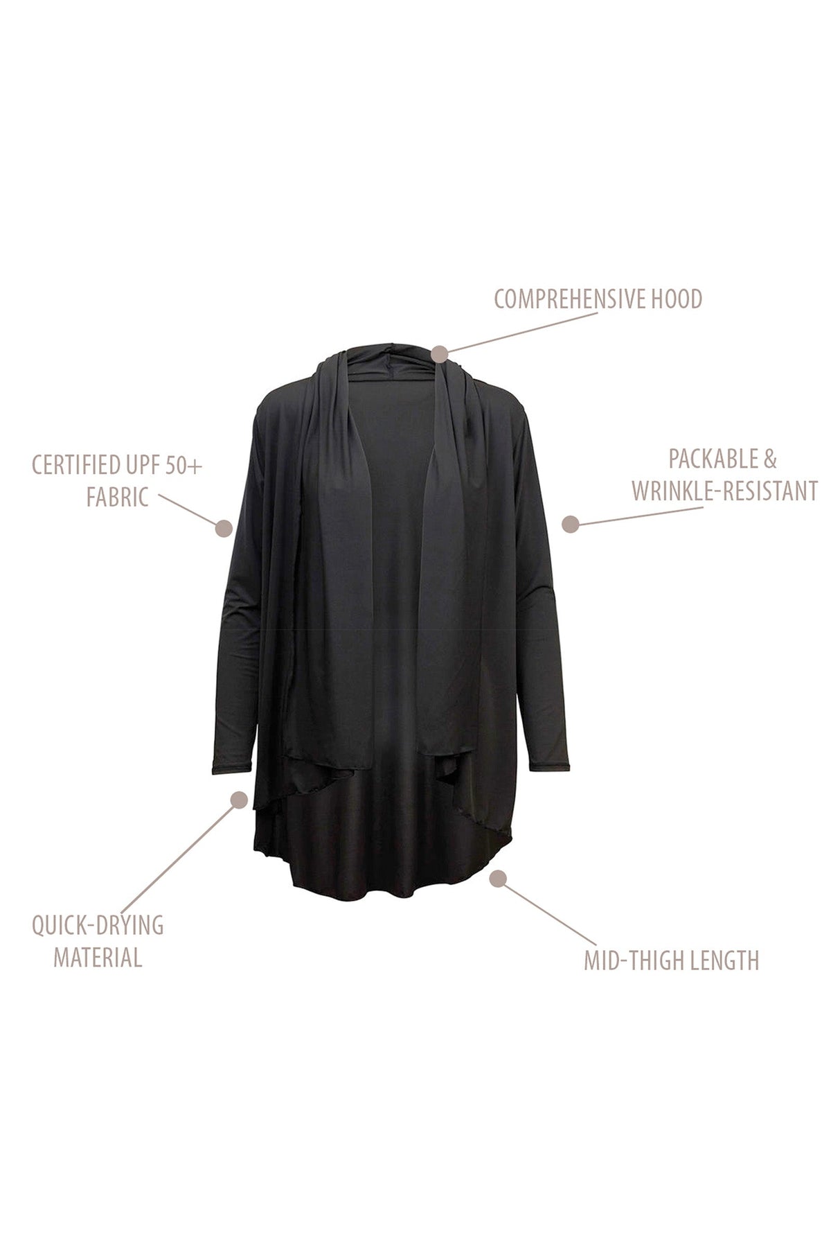 Women's Hooded Resort Wrap
