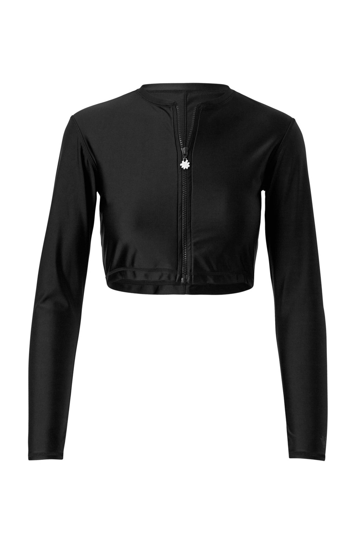 Women's Active Swim Shrug in Black|black