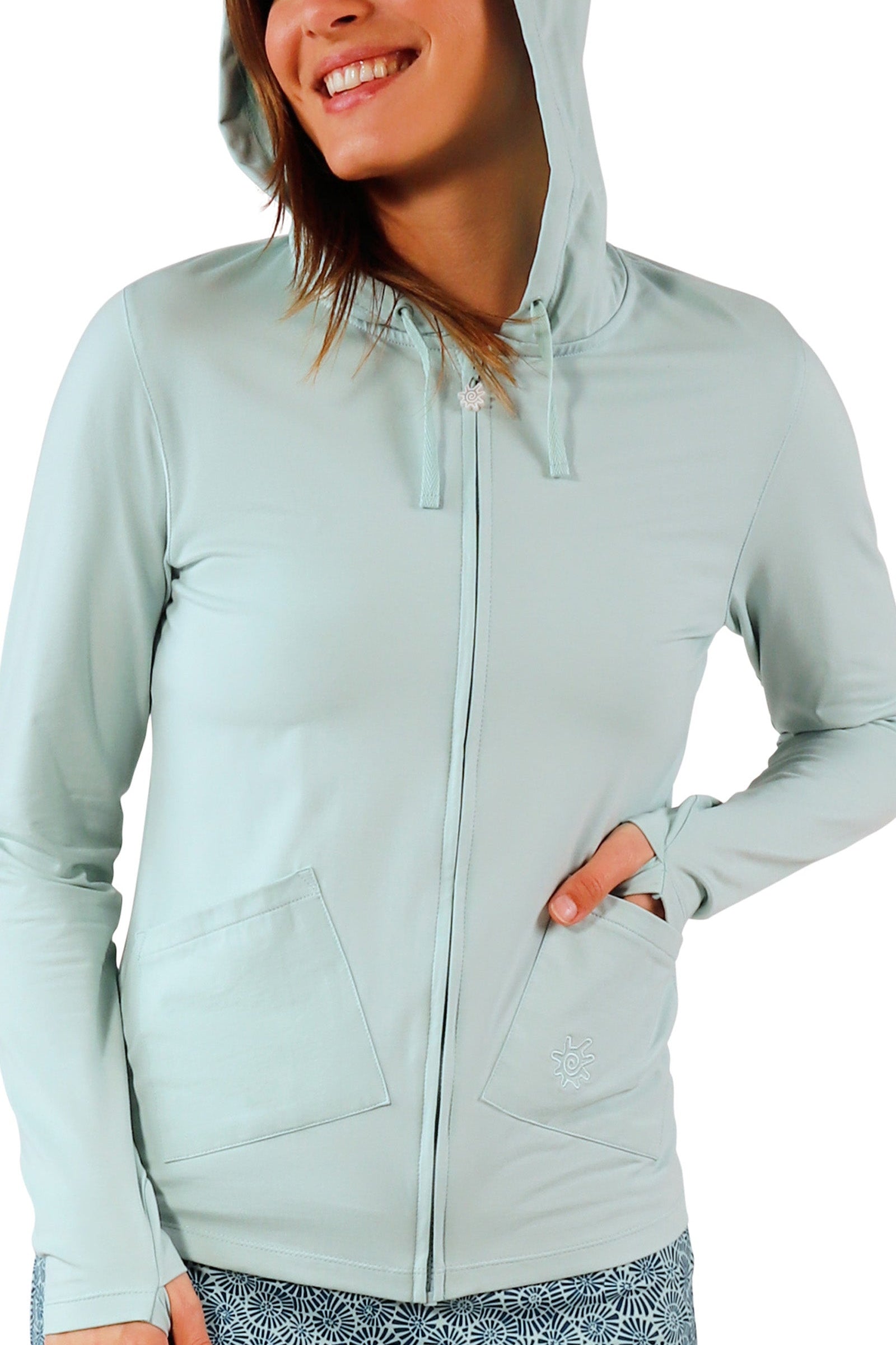 women's hooded everyday jacket in dewdrop|dewdrop