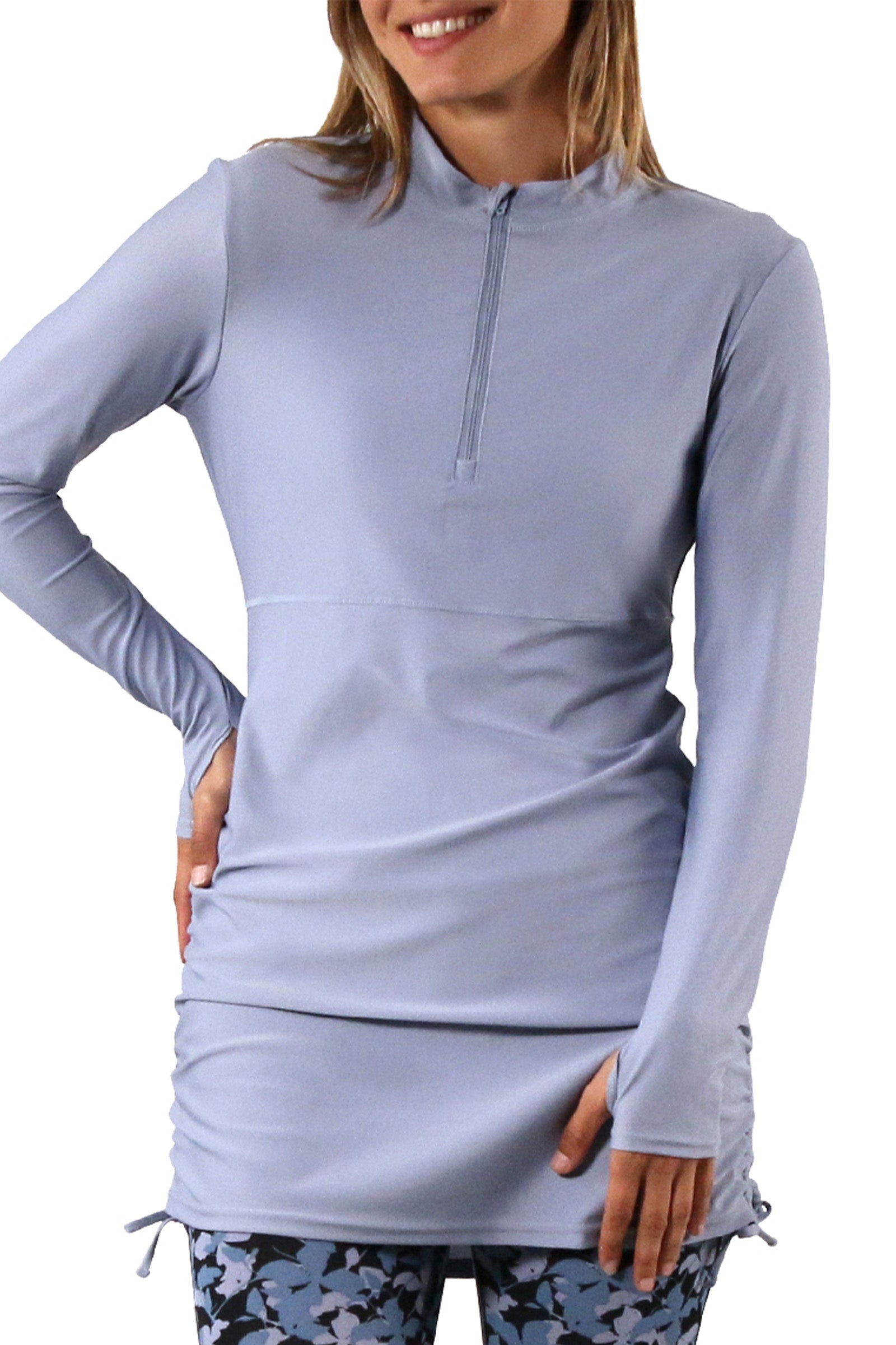 women's swim dress in moon dust|moon-dust