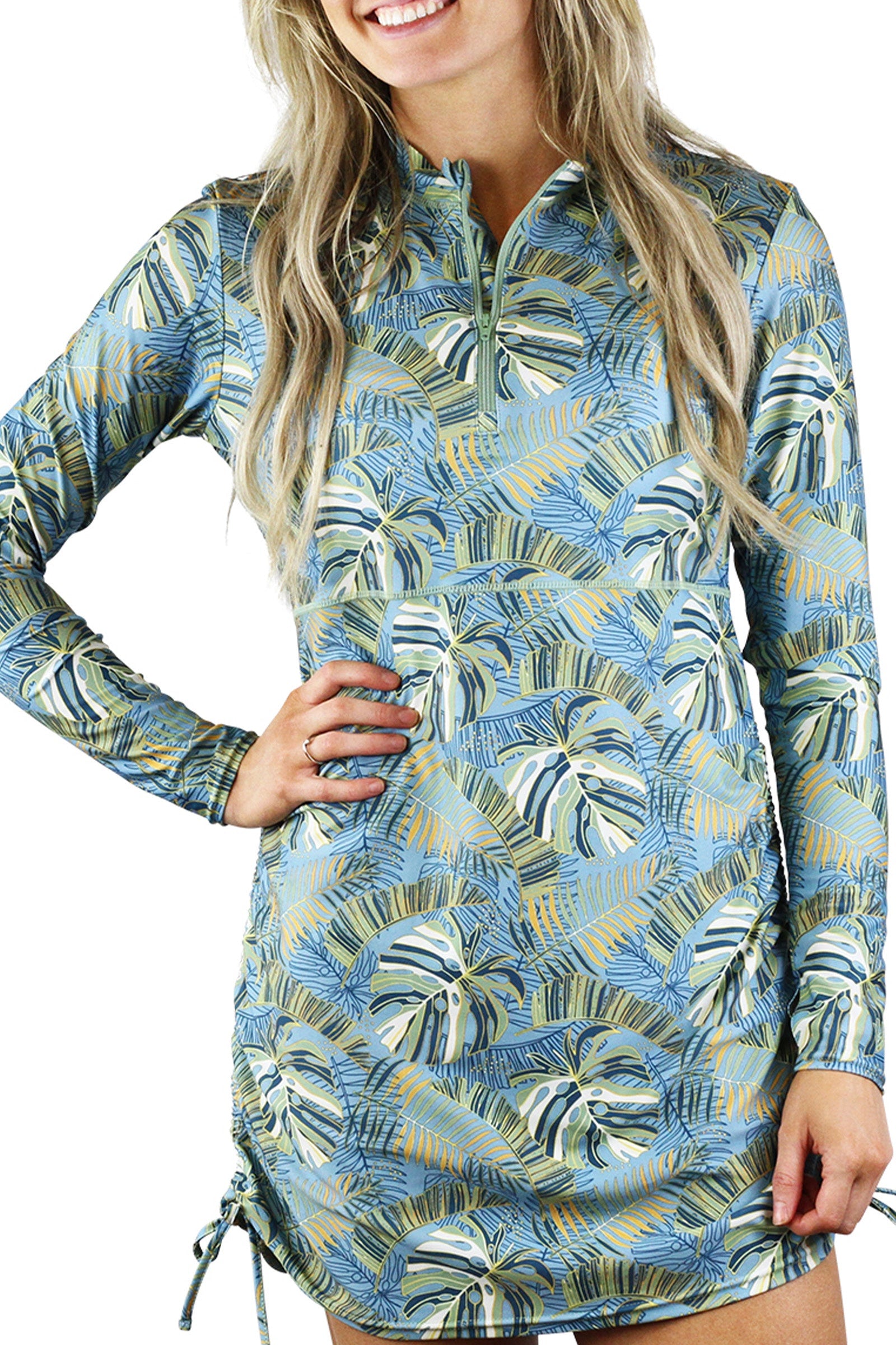 women's swim dress in tahoe tropical|tahoe-tropical