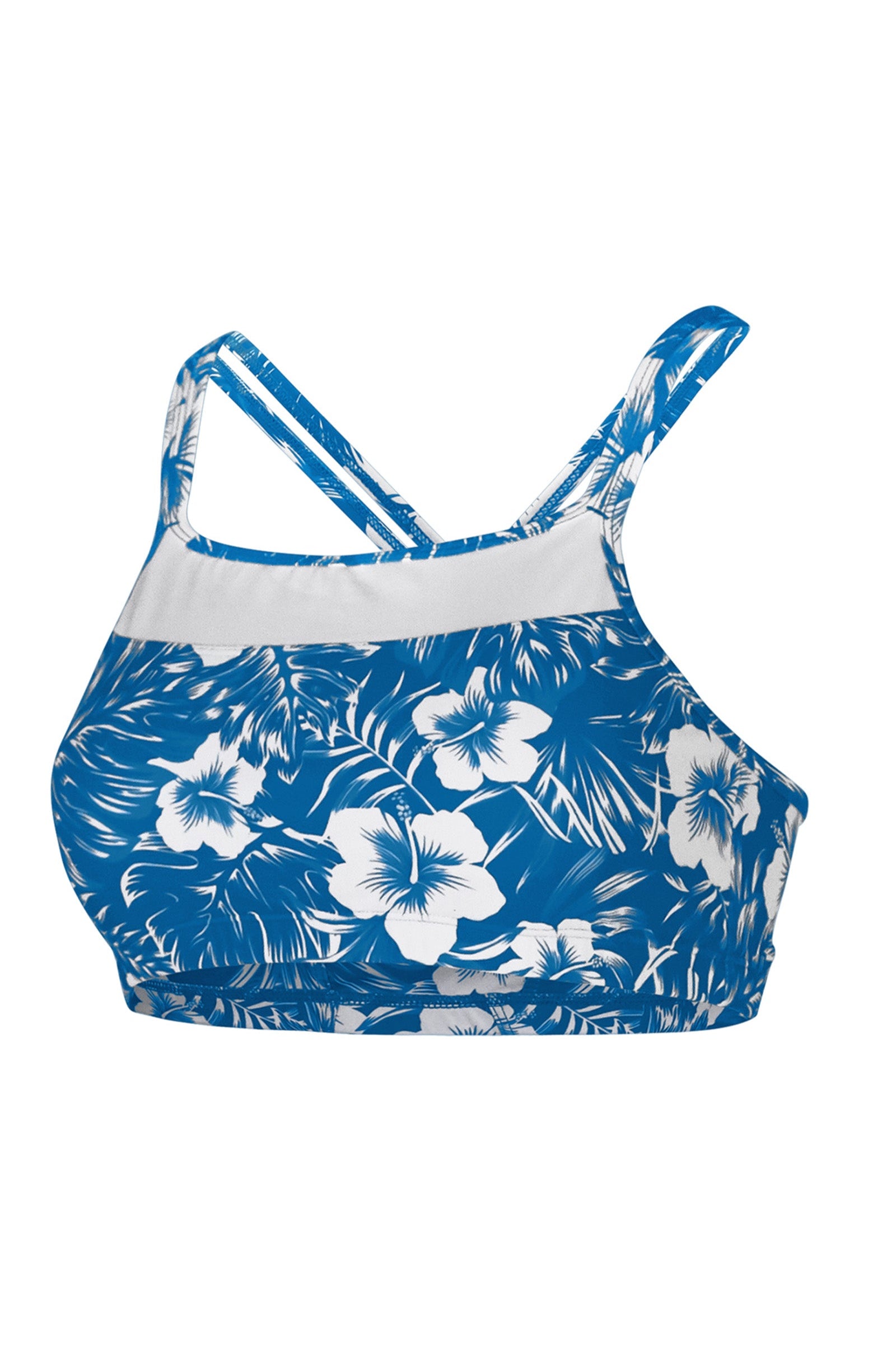 women's crisscross swim bra in mykonos paradise|mykonos-paradise