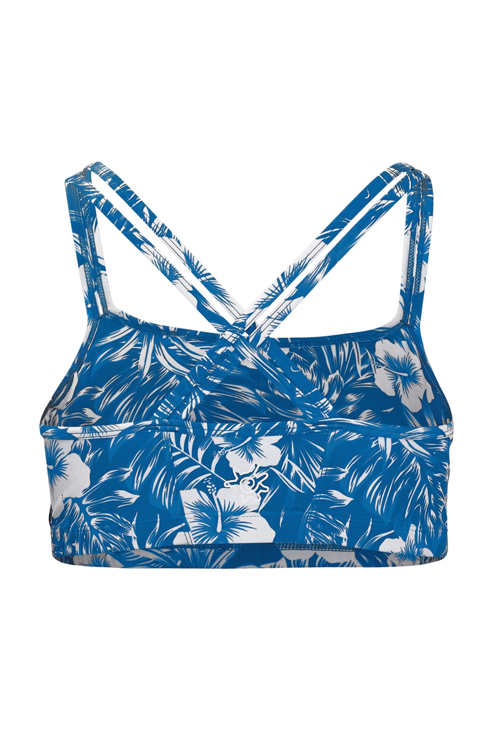 back view of the women's crisscross swim bra in mykonos paradise|mykonos-paradise