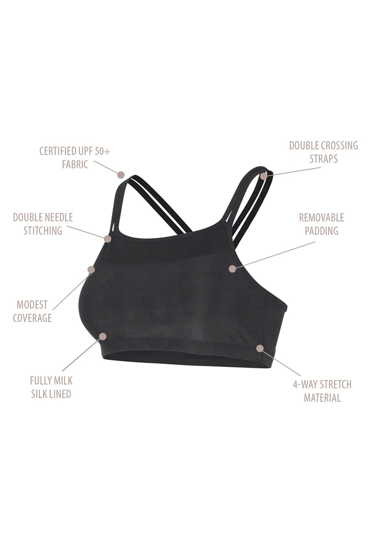 Women's Crisscross Swim Bra