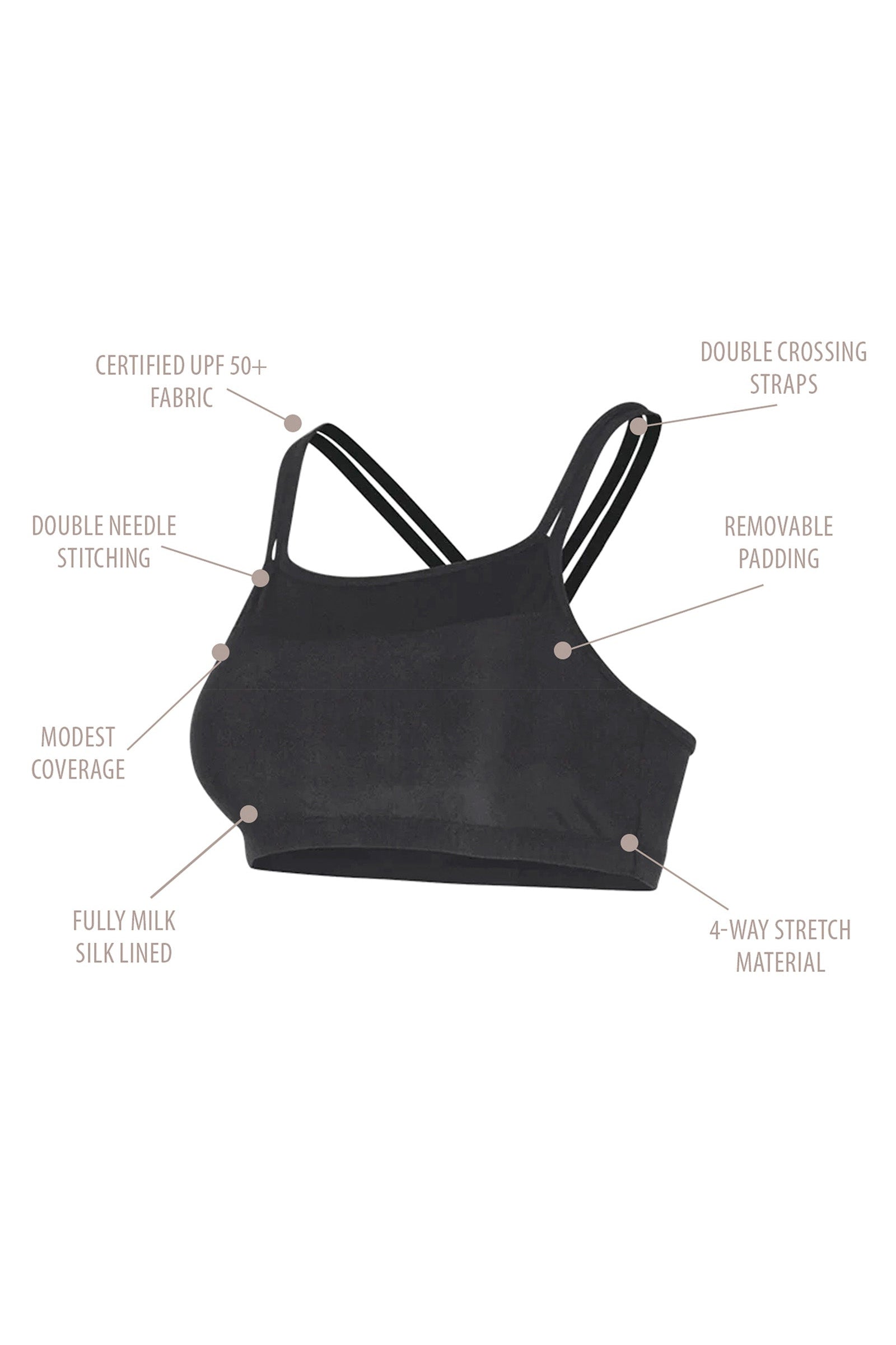 Women's Crisscross Swim Bra
