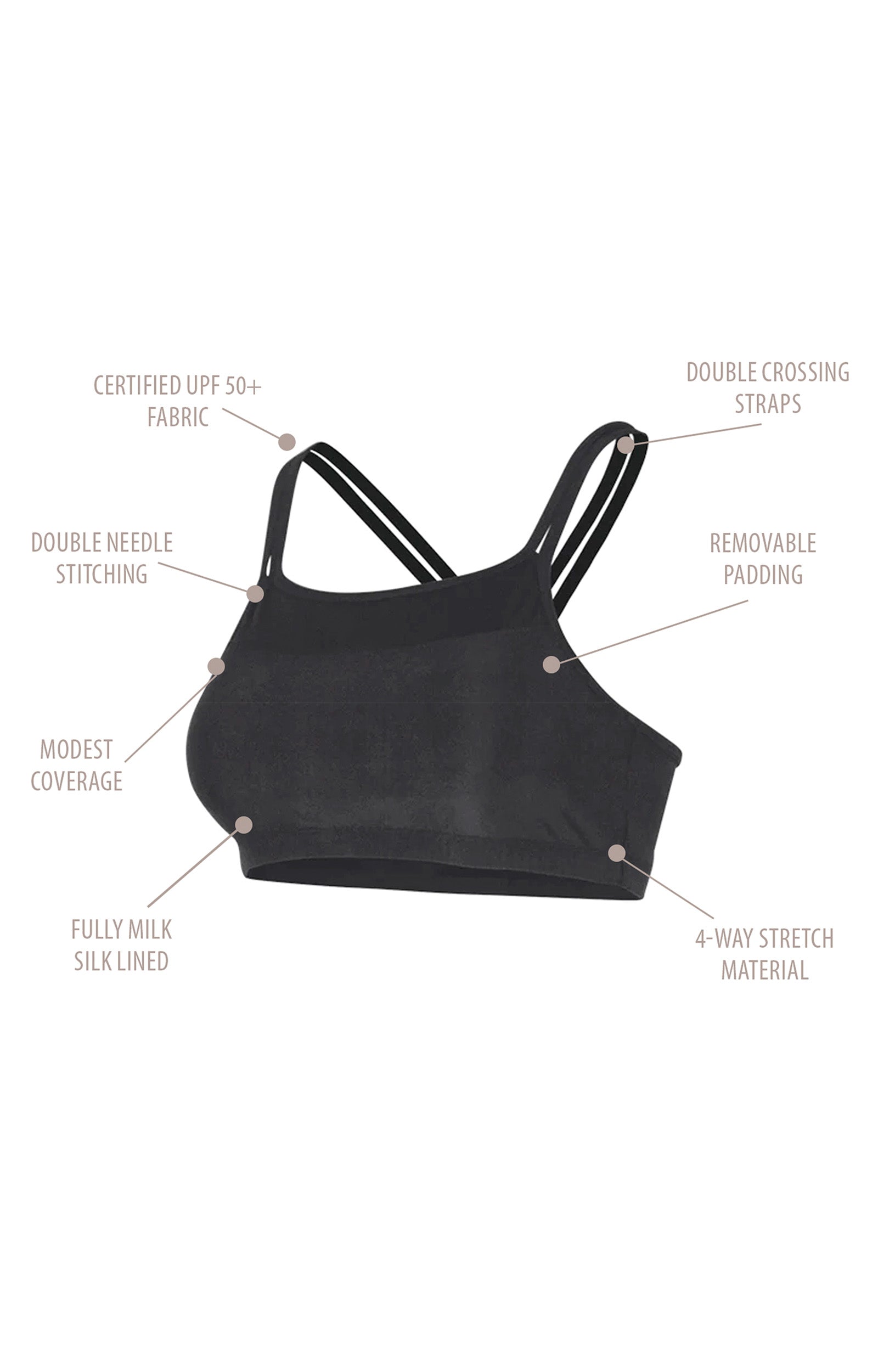 Women's Crisscross Swim Bra