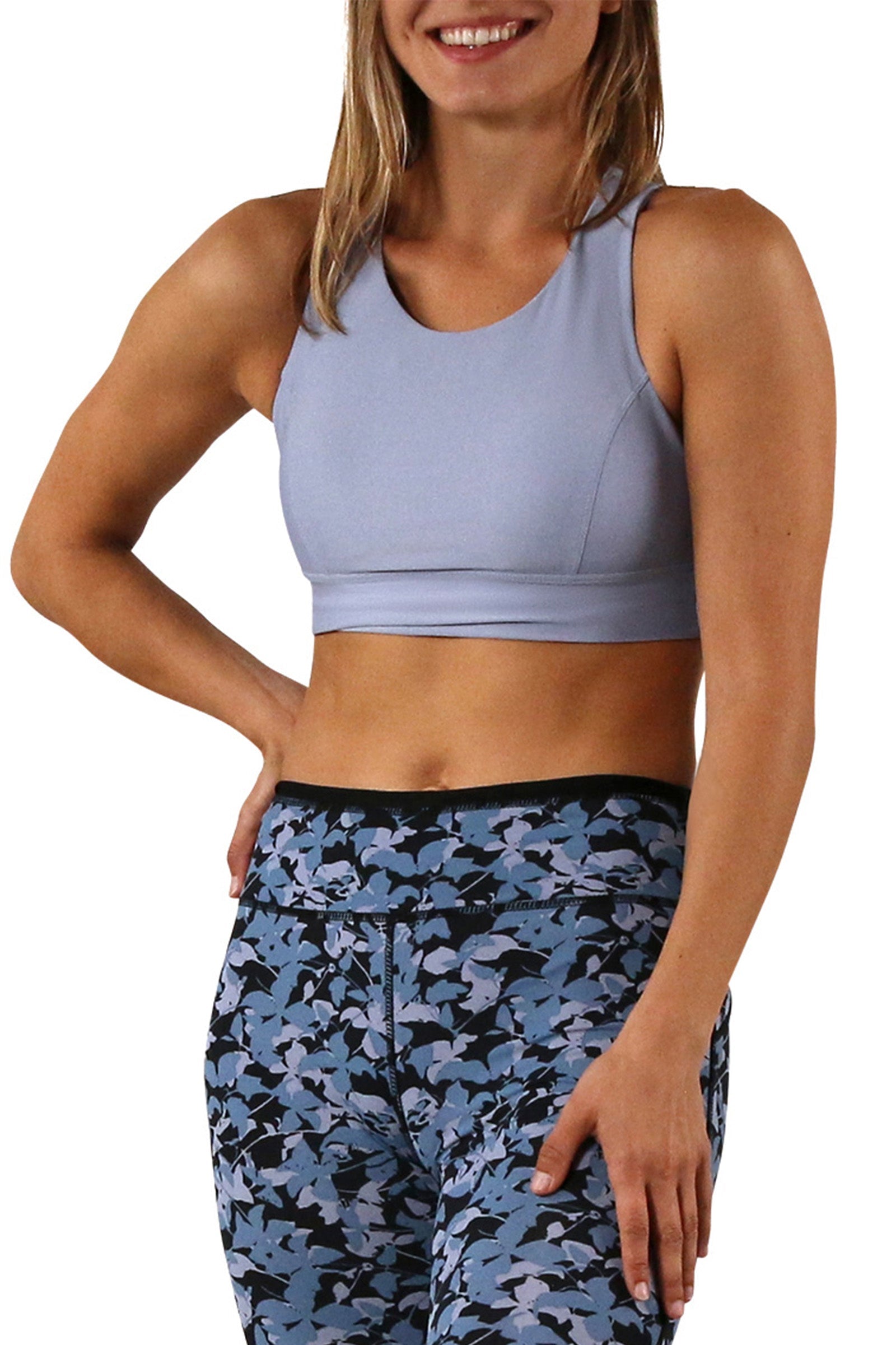 Women's Active Swim Bra in moon dust|moon-dust