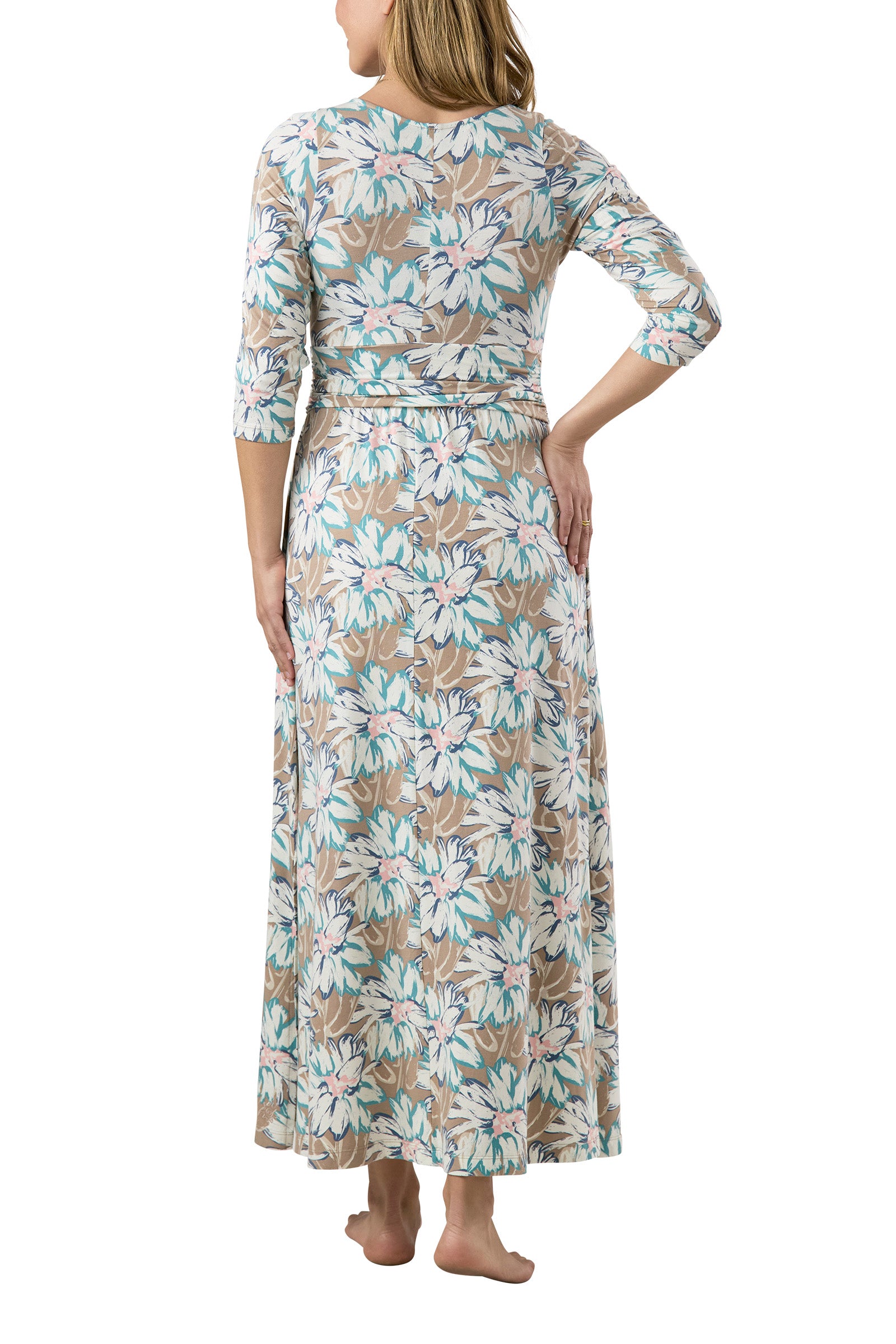 Women's Scoop Neck Maxi Dress