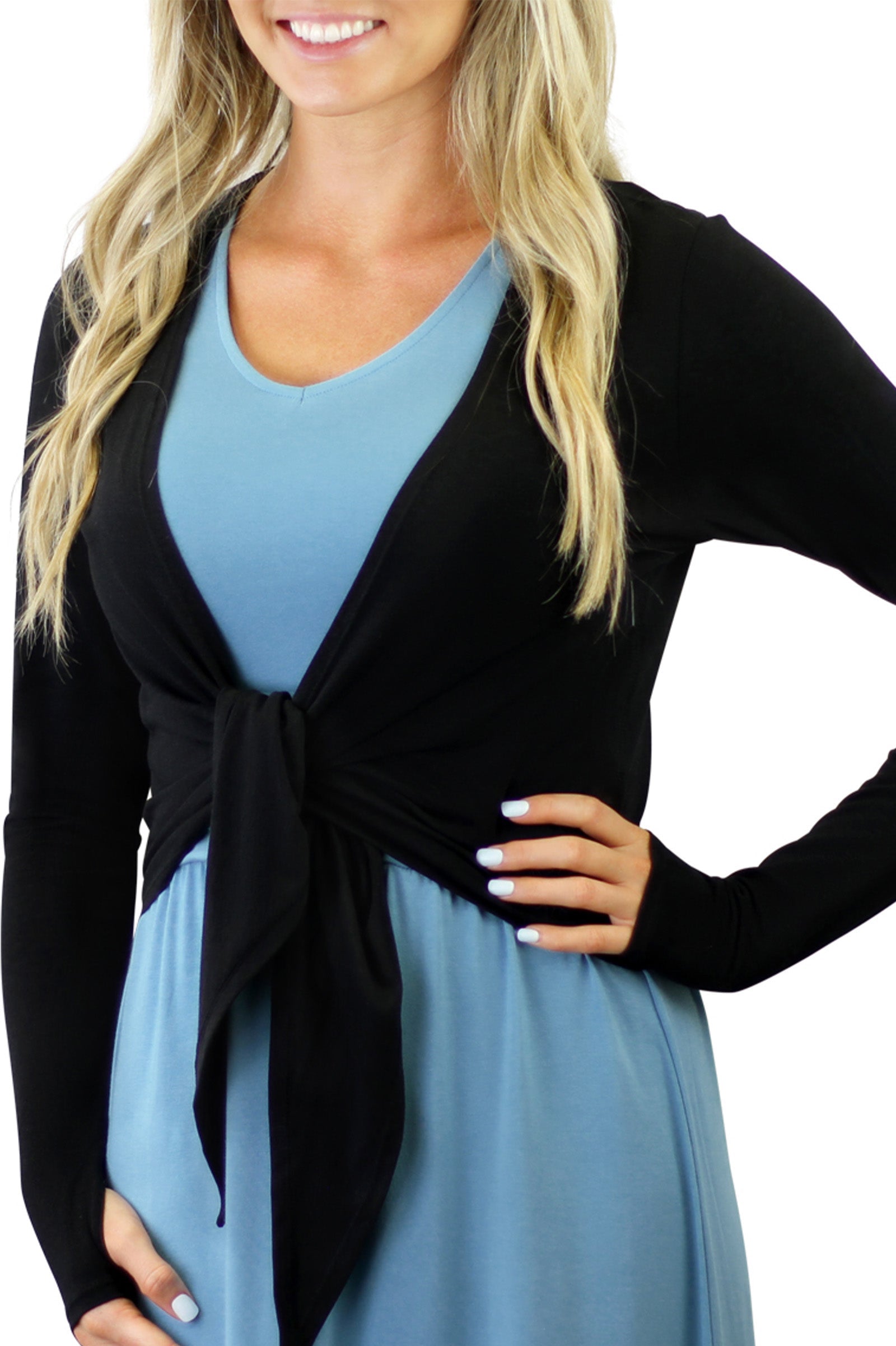women's sun wrap in black|black