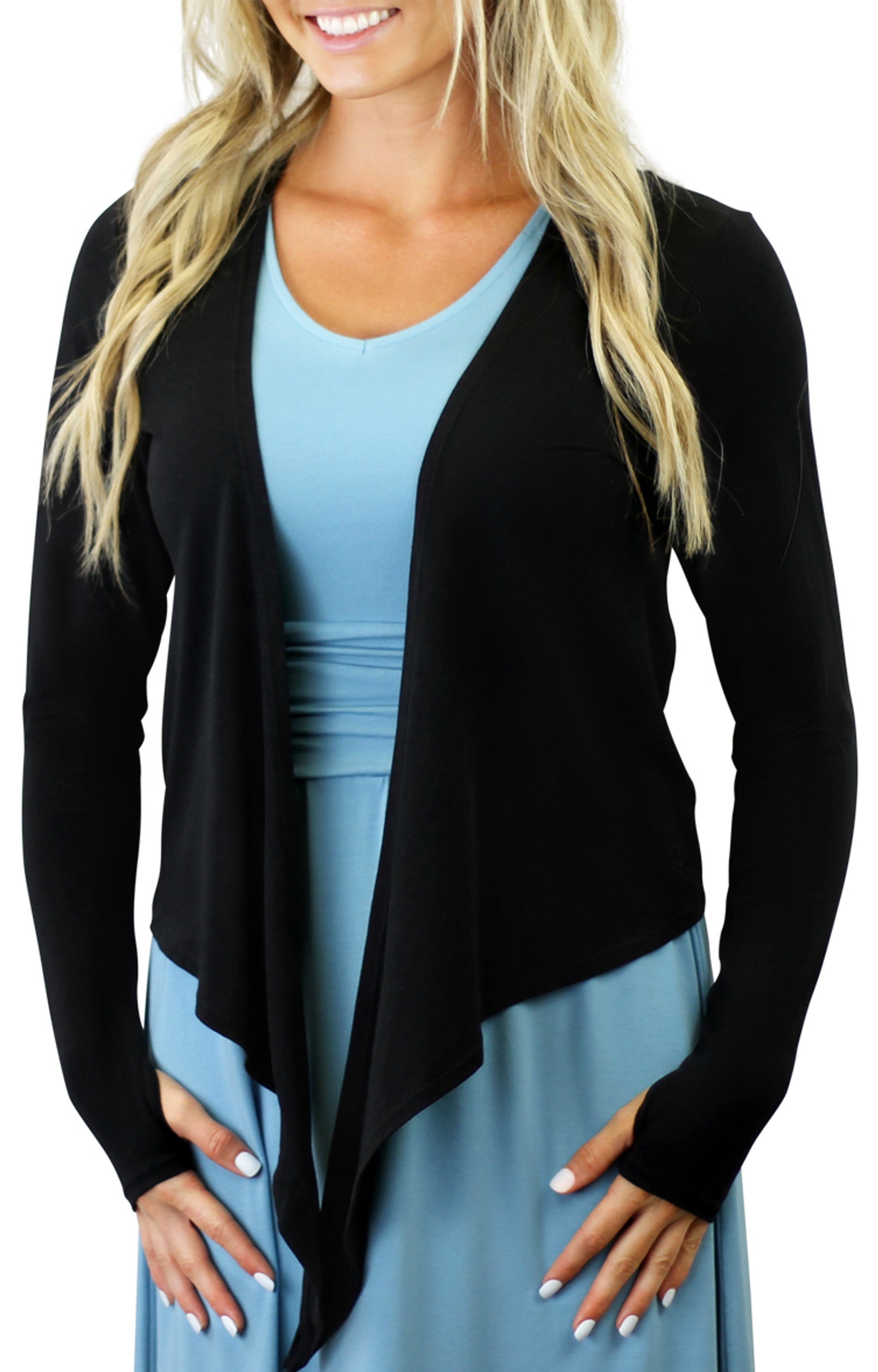 women's sun wrap in black|black