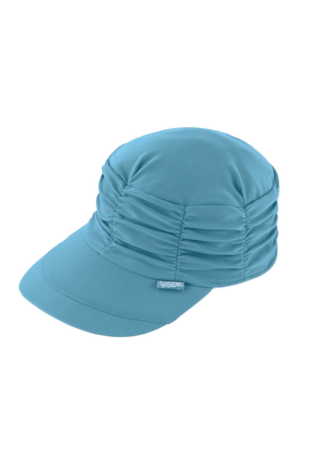 UV Skinz's women's swim cap in lagoon|lagoon
