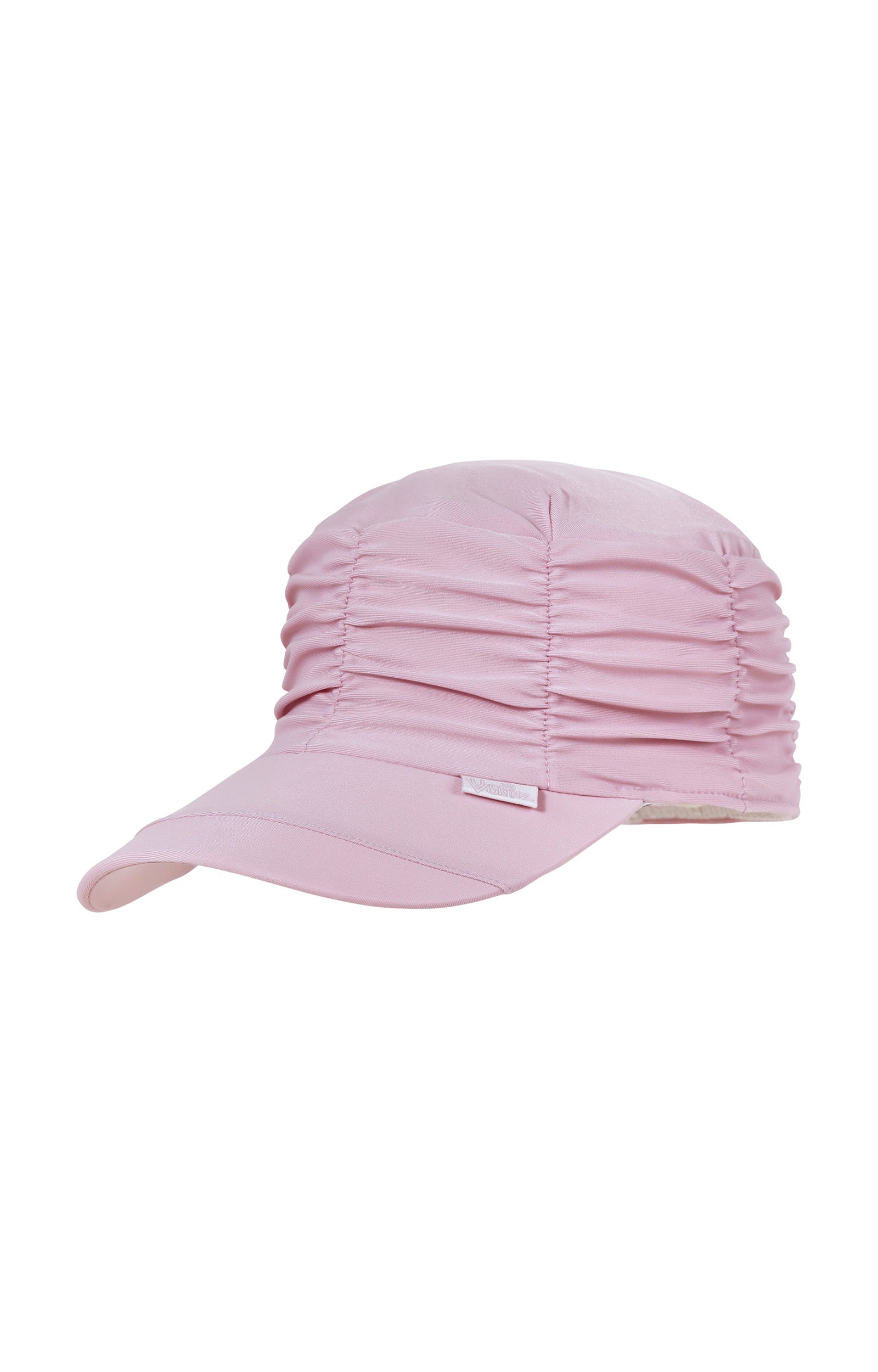 women's ruched sun cap in lotus|lotus