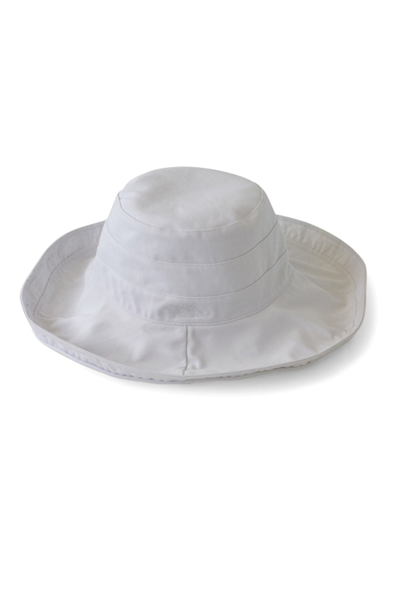 women's wide brim sun hat in white|white
