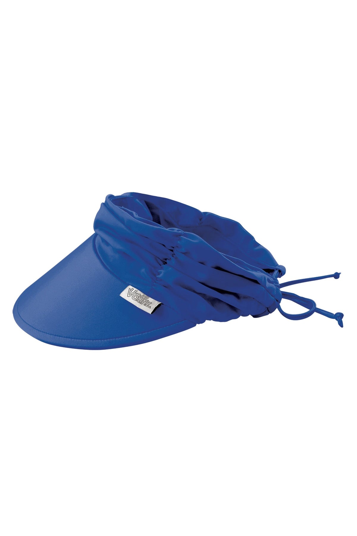 UV Skinz's women's swim visor in navy blue|navy-blue