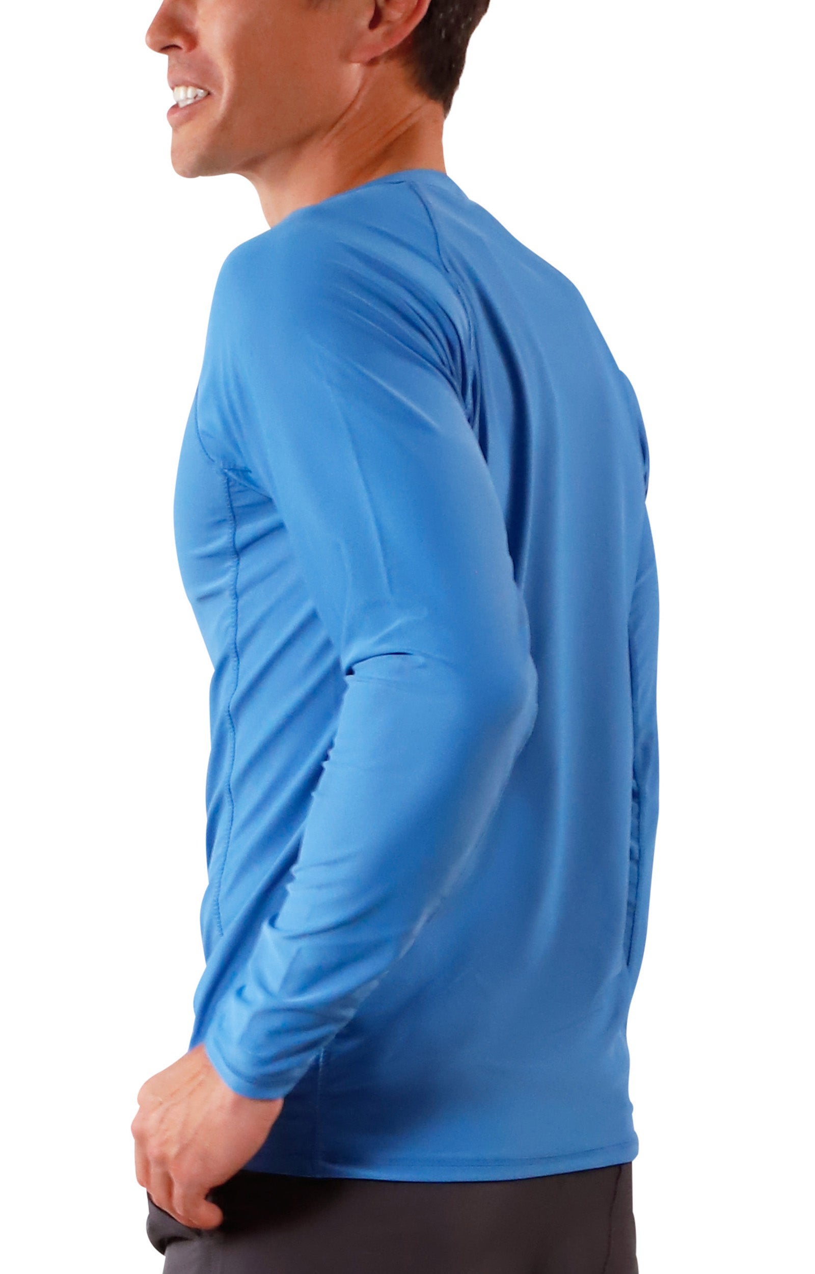 men's long sleeve crew swim shirt in belize|belize