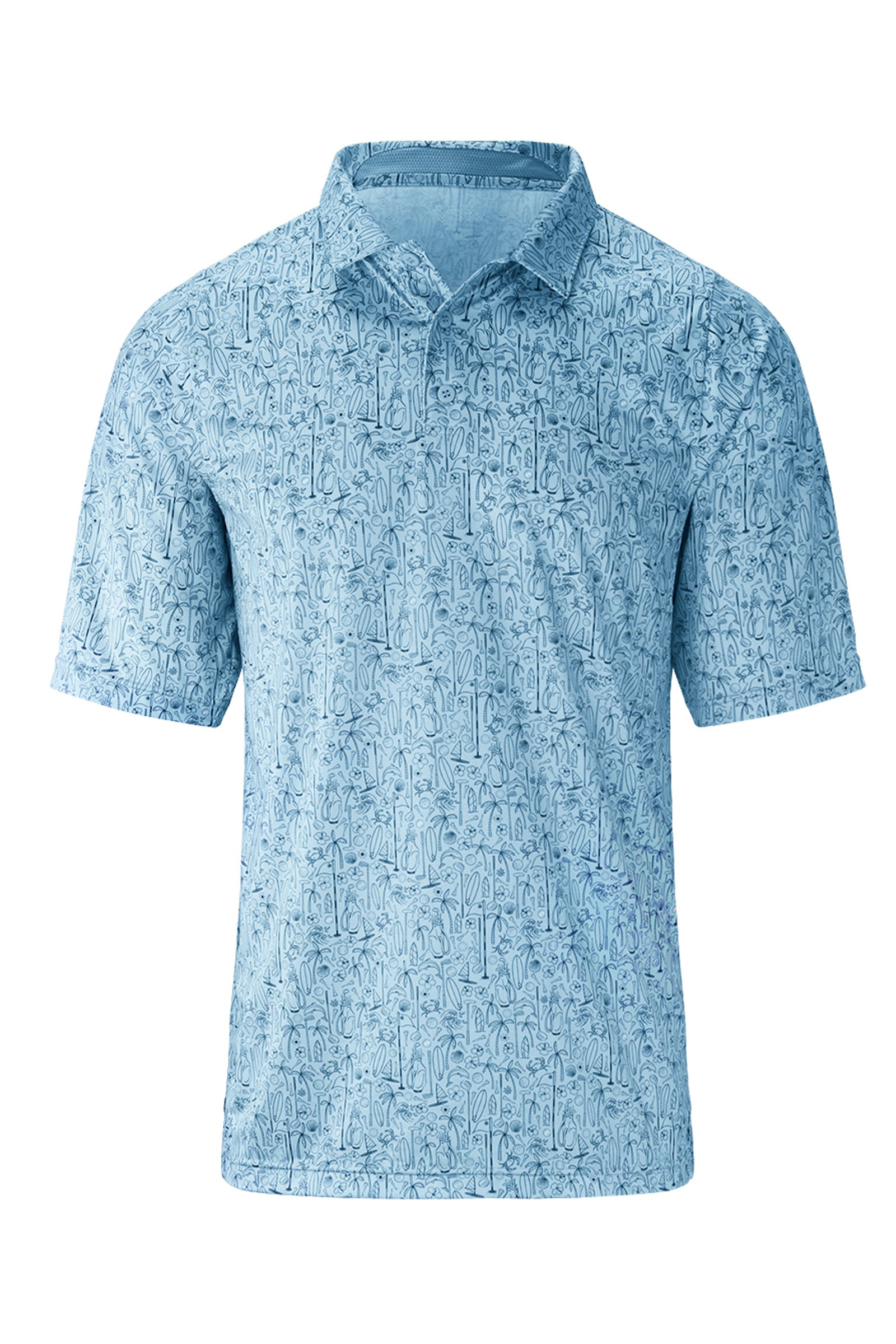 men's short sleeve polo in island ace