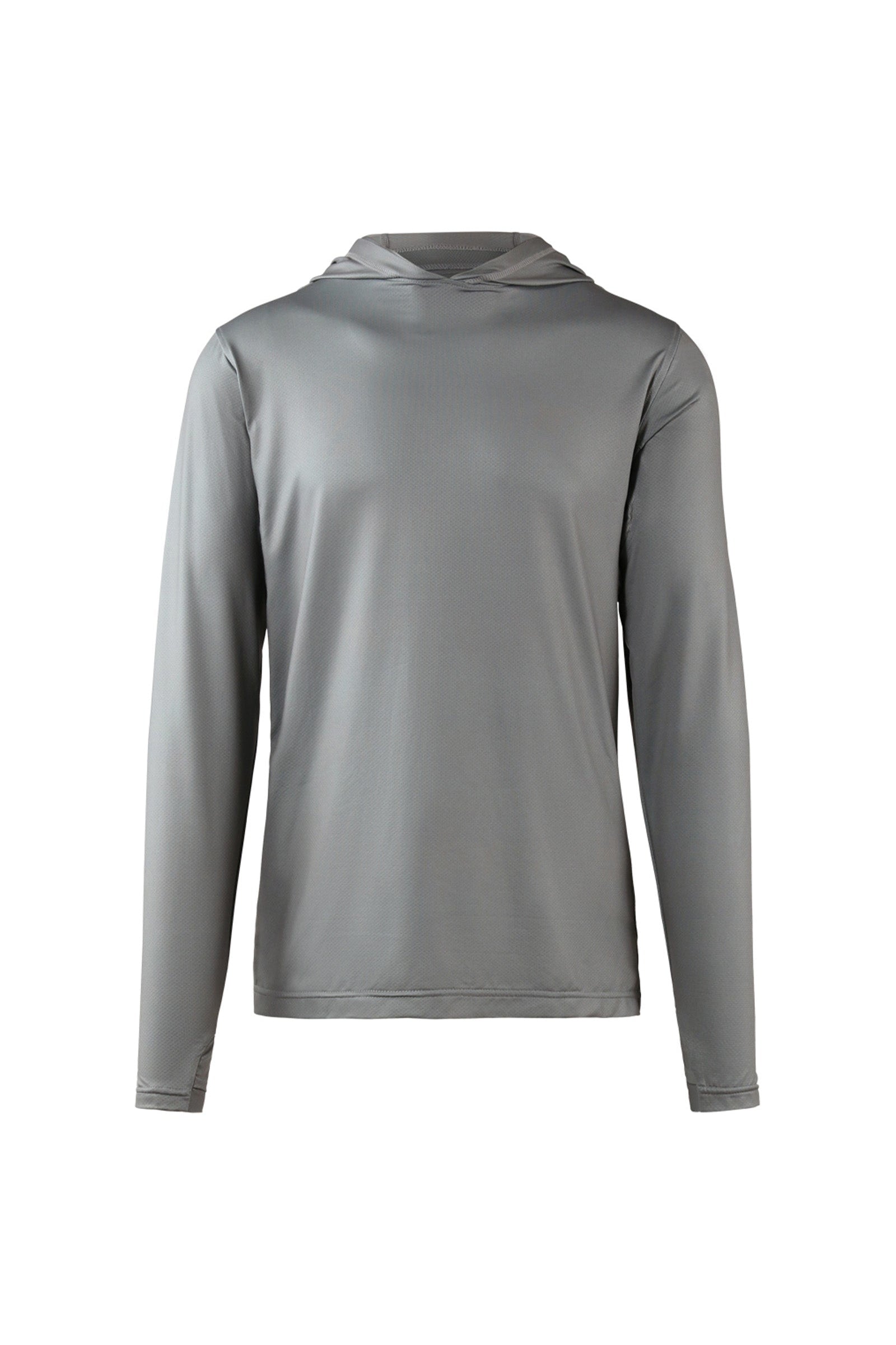 mens workwear sun performance hoodie in grey|grey