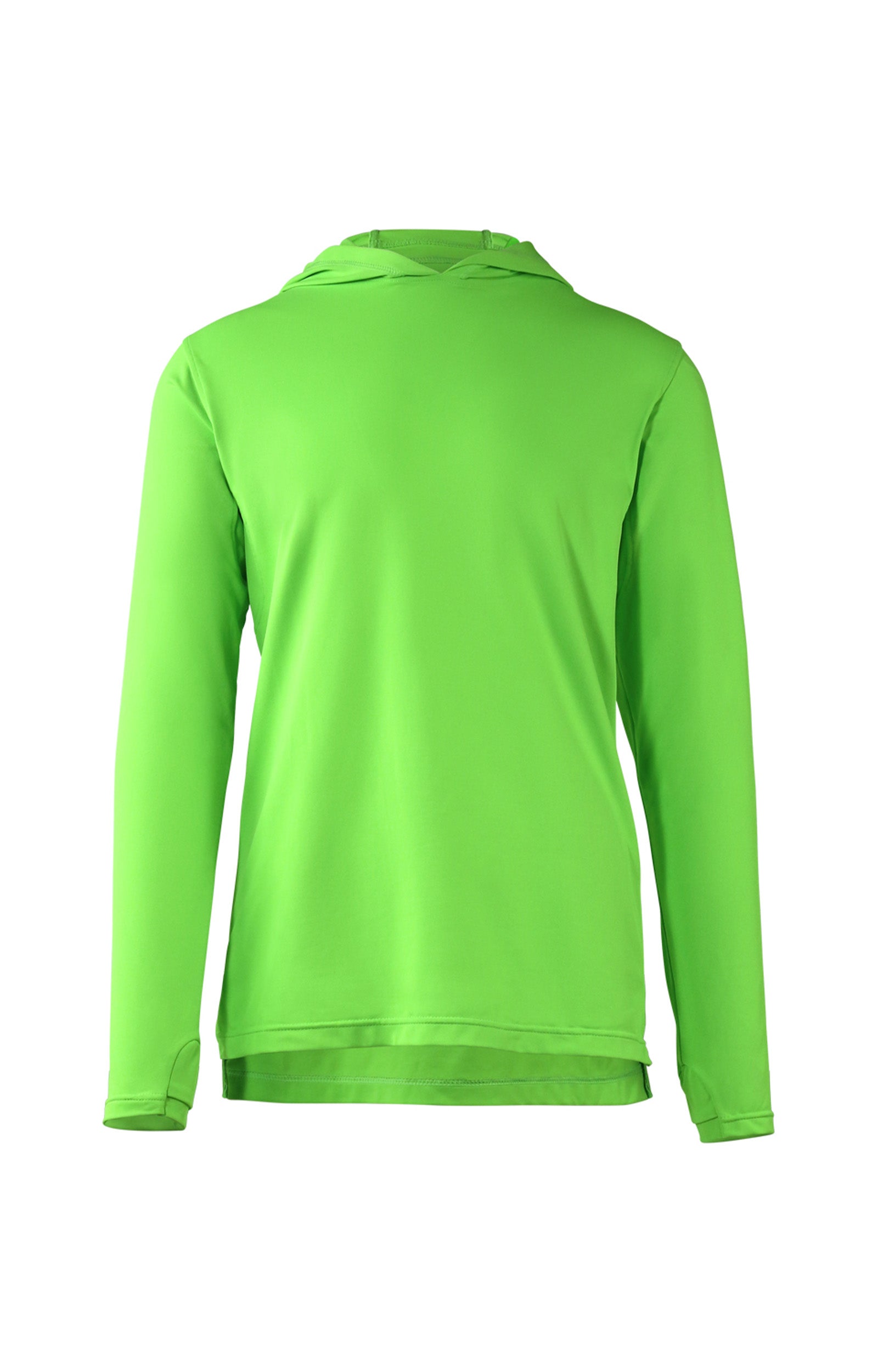 mens workwear sun performance hoodie in neon green|neon-green