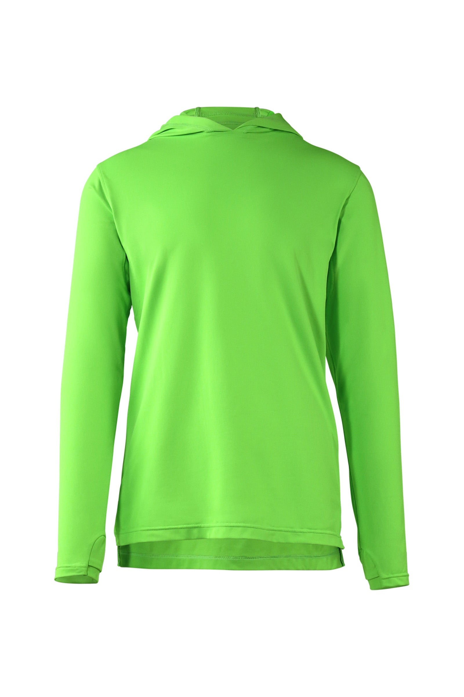 mens workwear sun performance hoodie in neon green|neon-green