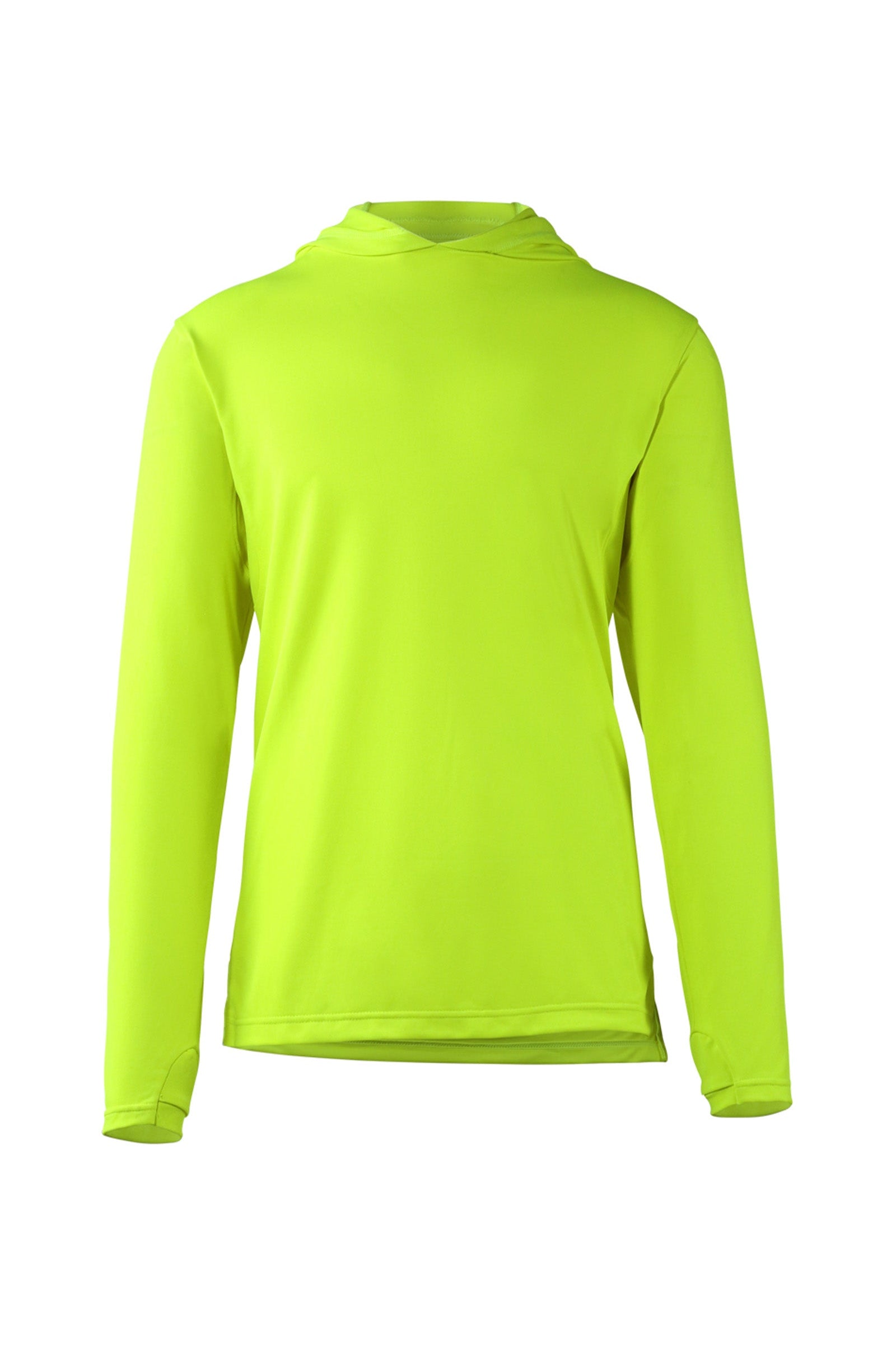 mens workwear sun performance hoodie in neon yellow|neon-yellow