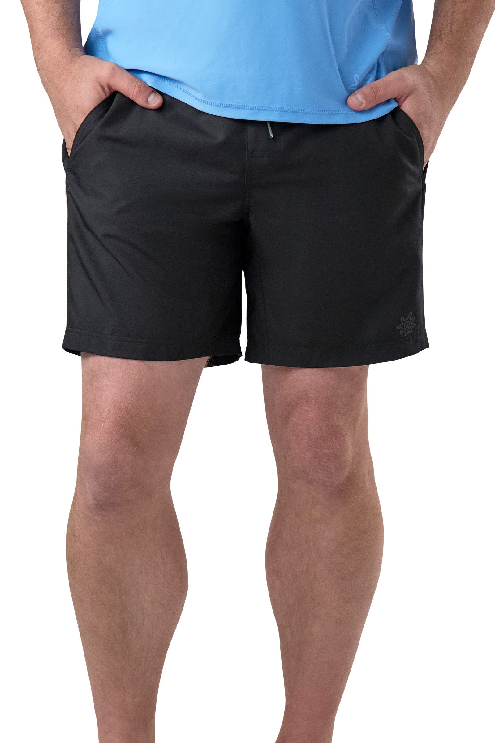 mens adventure shorts|black