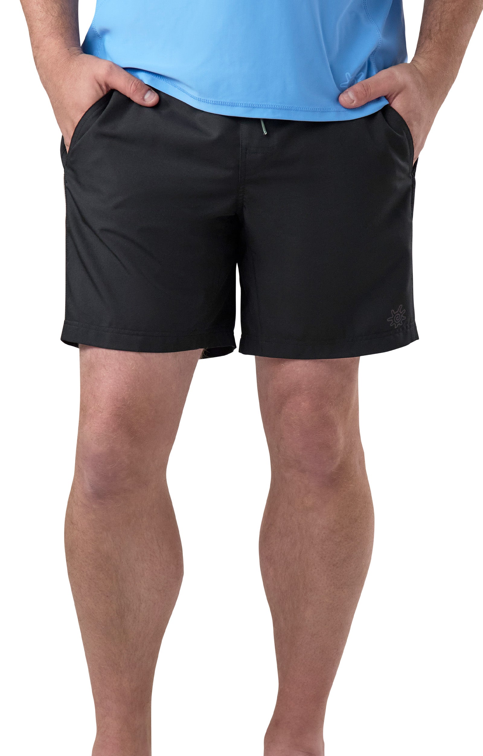 mens adventure shorts|black