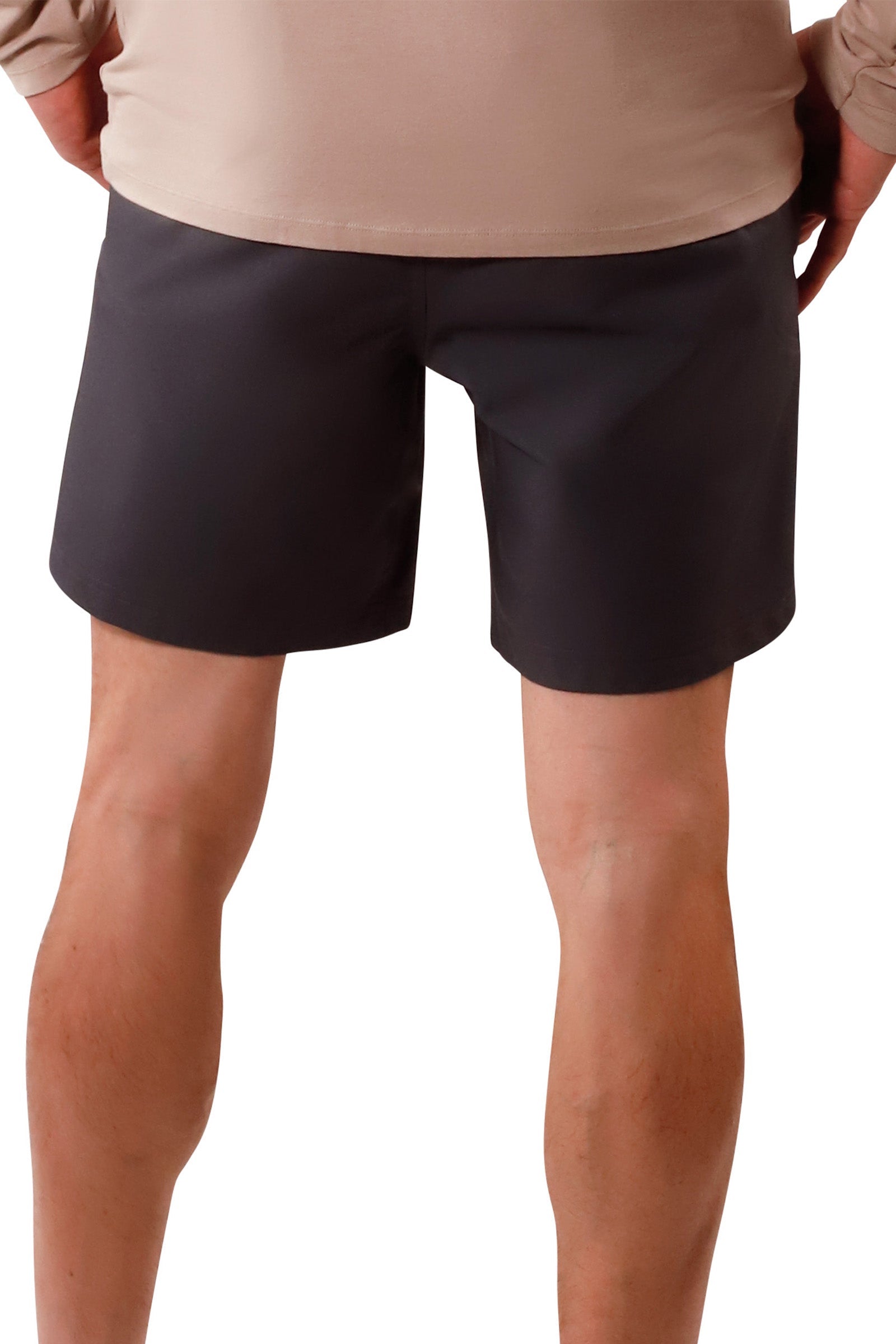men adventure shorts|charcoal