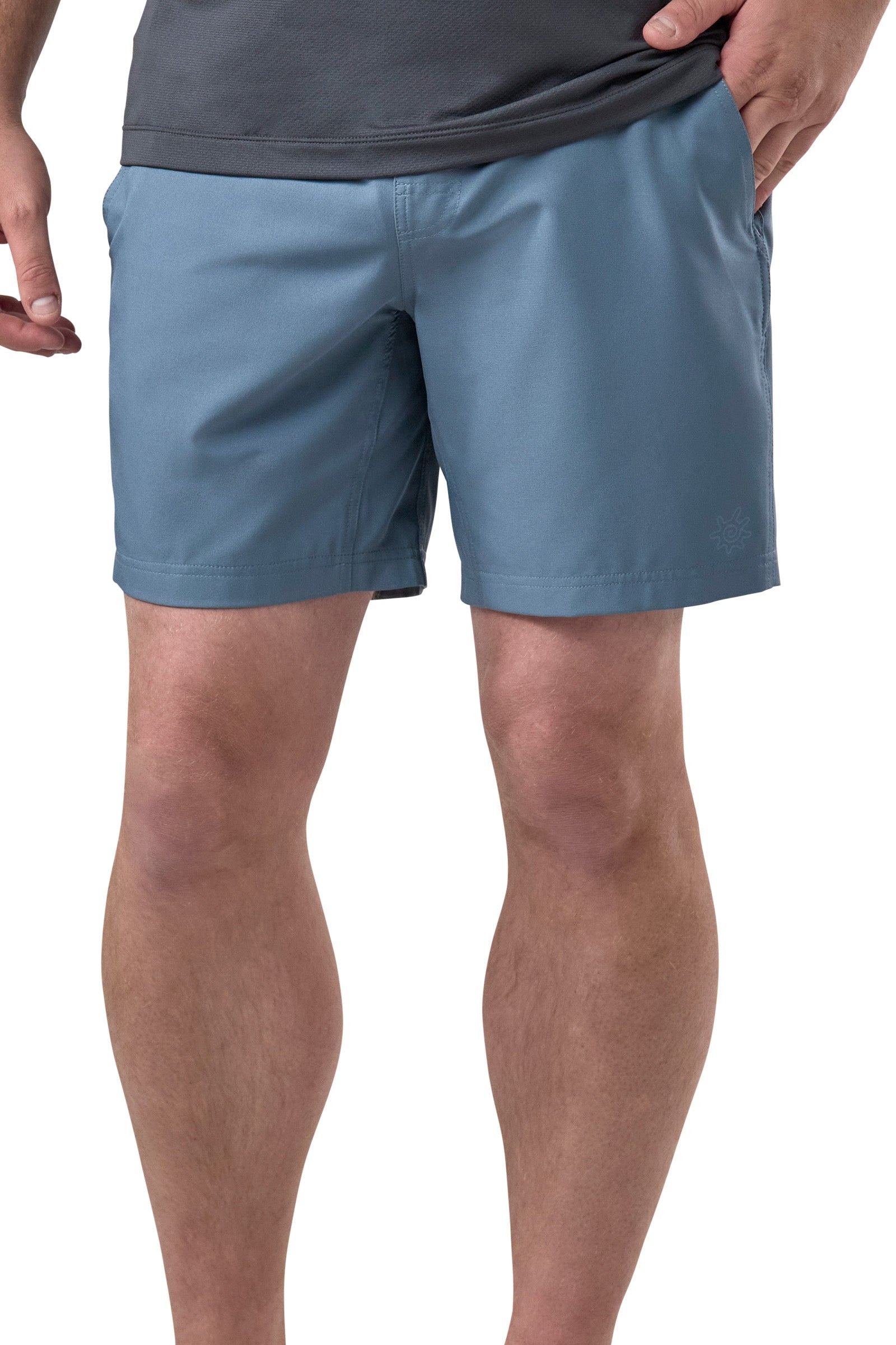 back view of men's adventure shorts|mirage