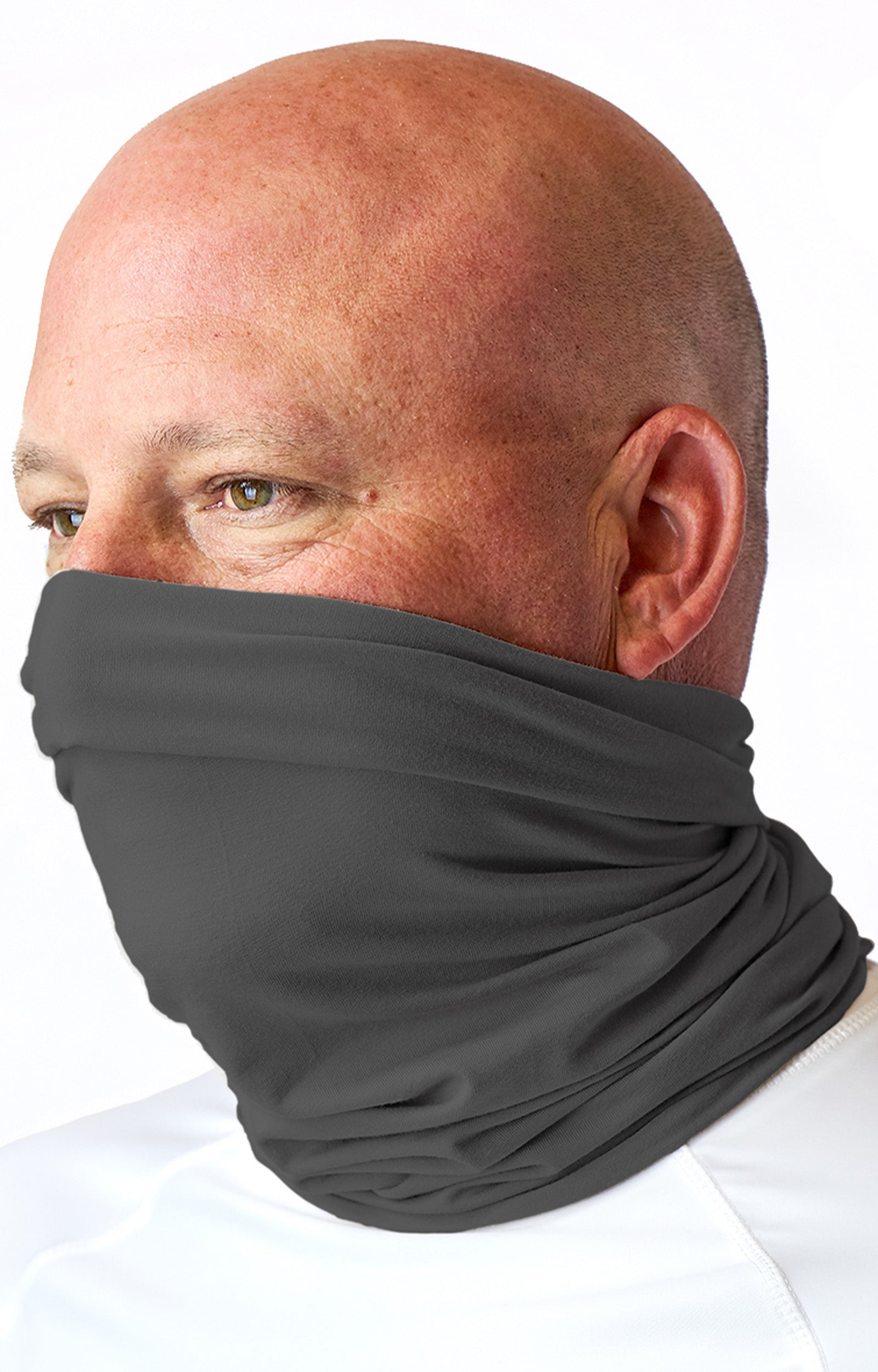 Bamboo UV Neck and Face Covering in Charcoal|charcoal