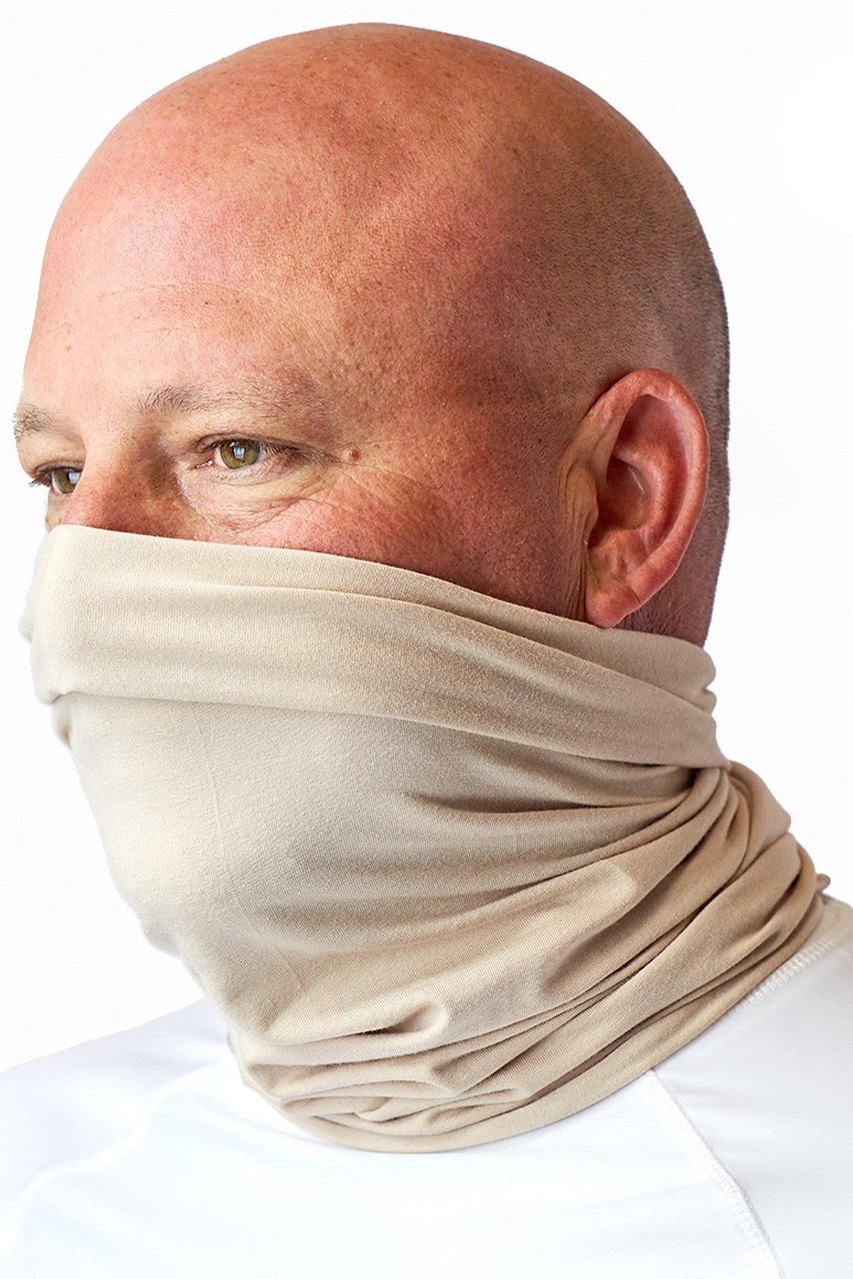 Bamboo UV Neck and Face Covering in Sand|sand
